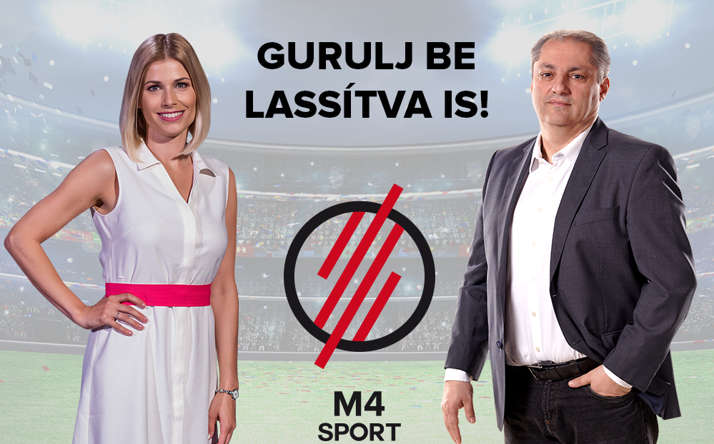 Hajdú B. István és Berkesi Judit, a Gurulj be lassítva is podcast műsorvezetői. /Fotó: MTVA