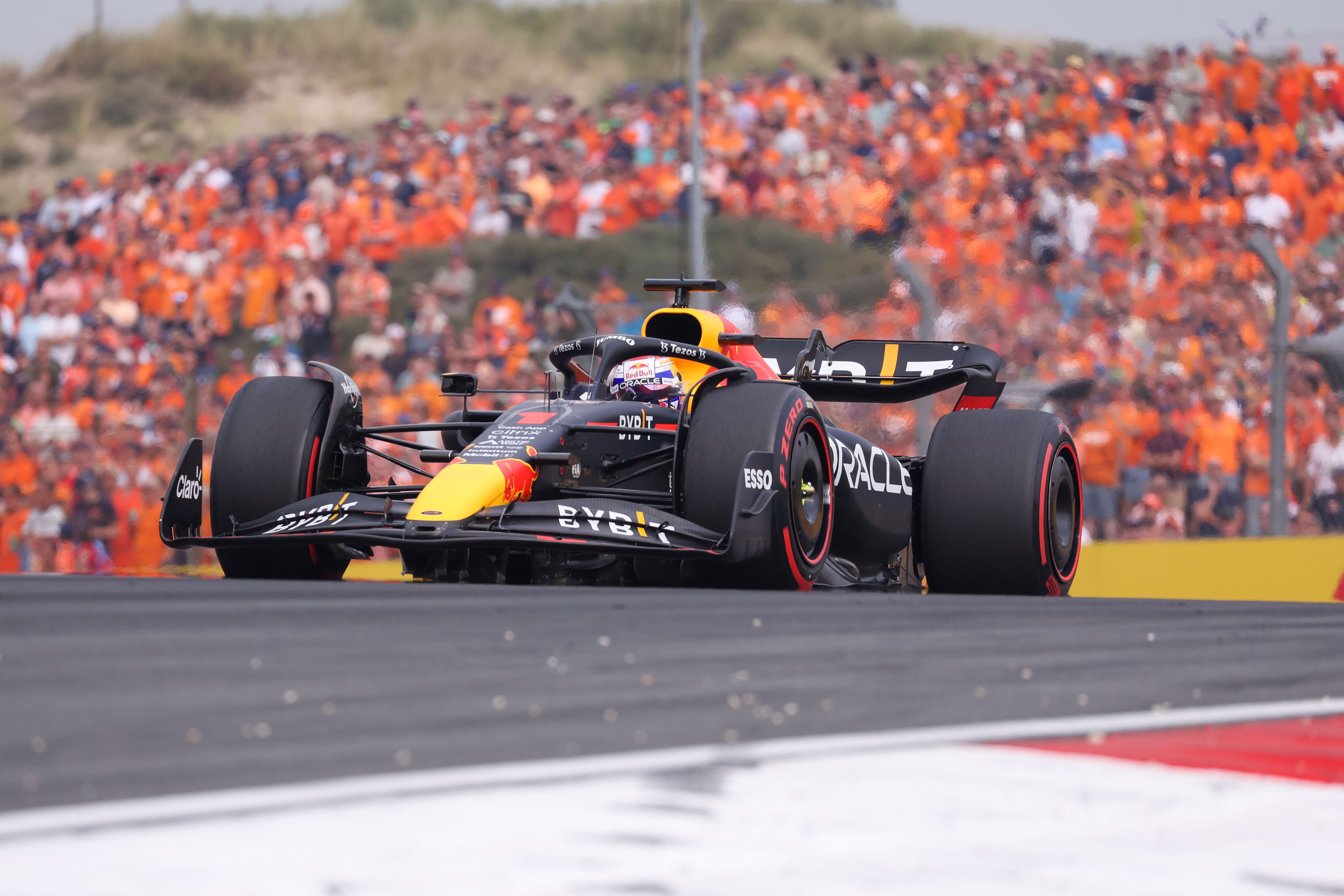 Max Verstappen hazai versenyén is győzni tudott Hollandiában / Fotó: Getty Images
