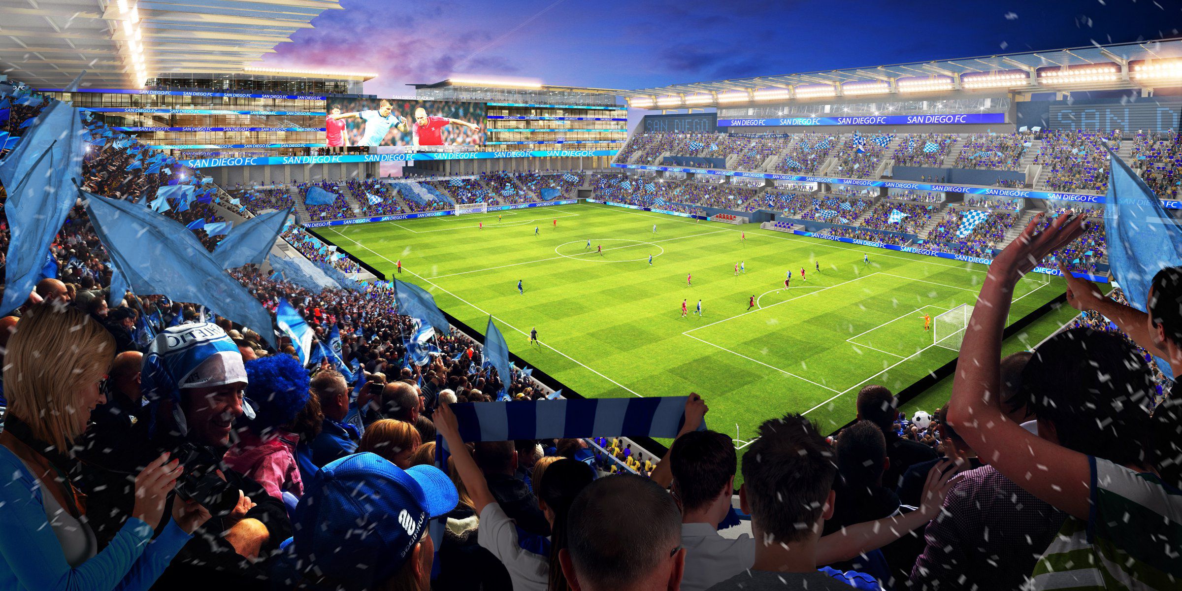 A San Diego új csapatának stadionja 35 ezer néző befogadására alkalmas (Fotó: Facebook/San Diego)