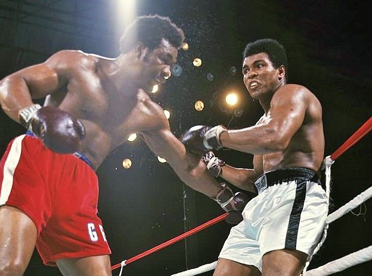 George Foreman és Muhammad Ali még 1974 októberében vívtak történelmi küzdelmet egymással / Fotó: Youtube