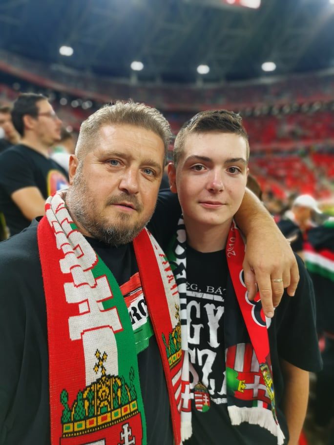 Barna Gábor fiával is szurkolt már válogatottmeccsen