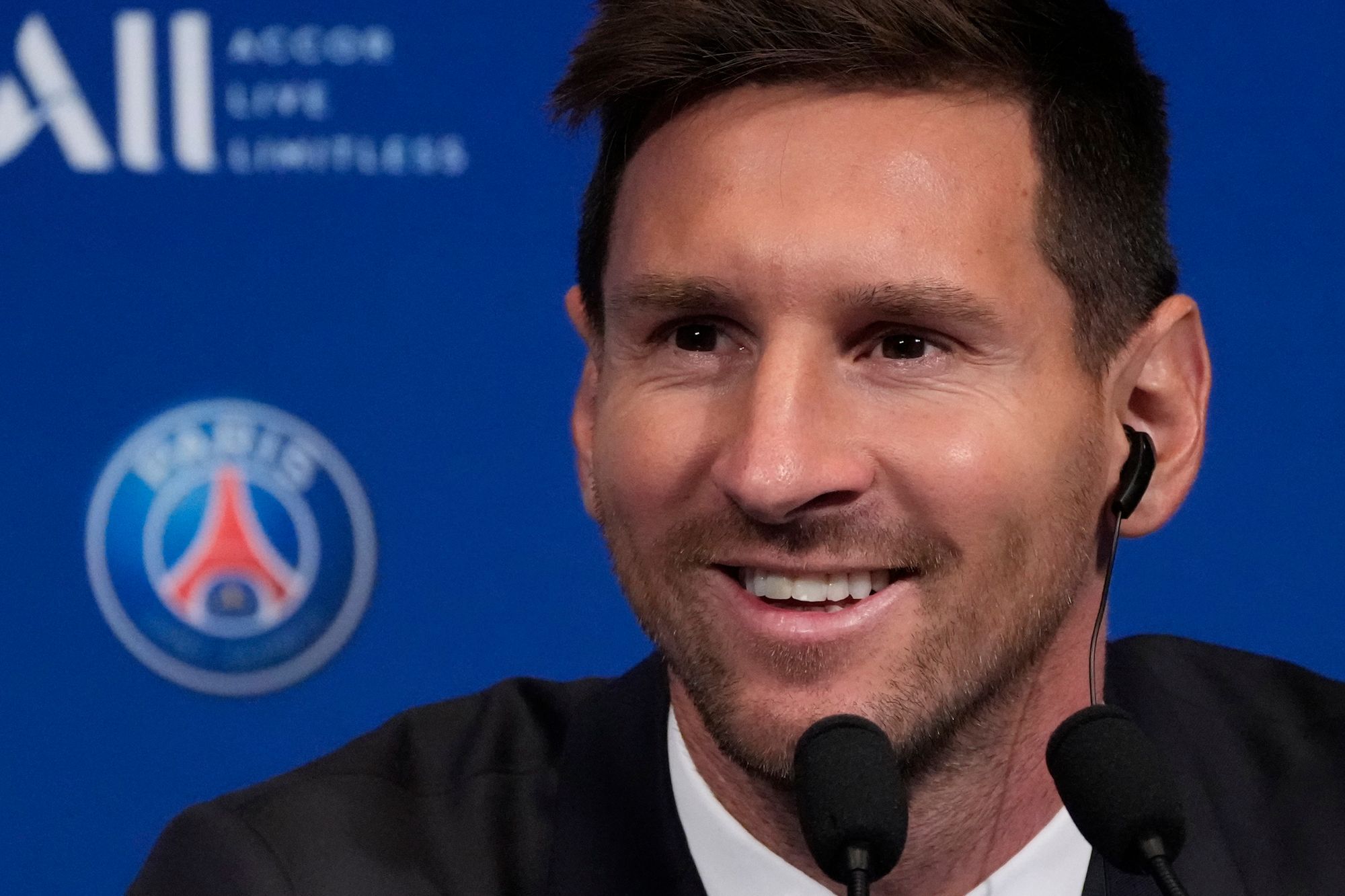 Messi a 25 millió euró egy részét digitális fizetőeszközben kapta meg / Fotó: MTI/AP/Francois Mori