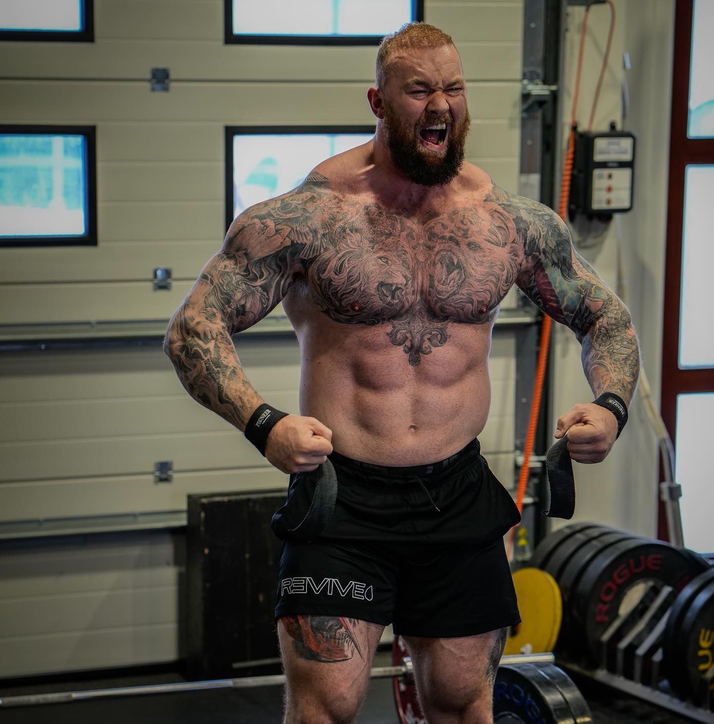 Björnsson csúcsformában várja az Eddie Hall elleni bokszmeccset /Fotó: Instagram