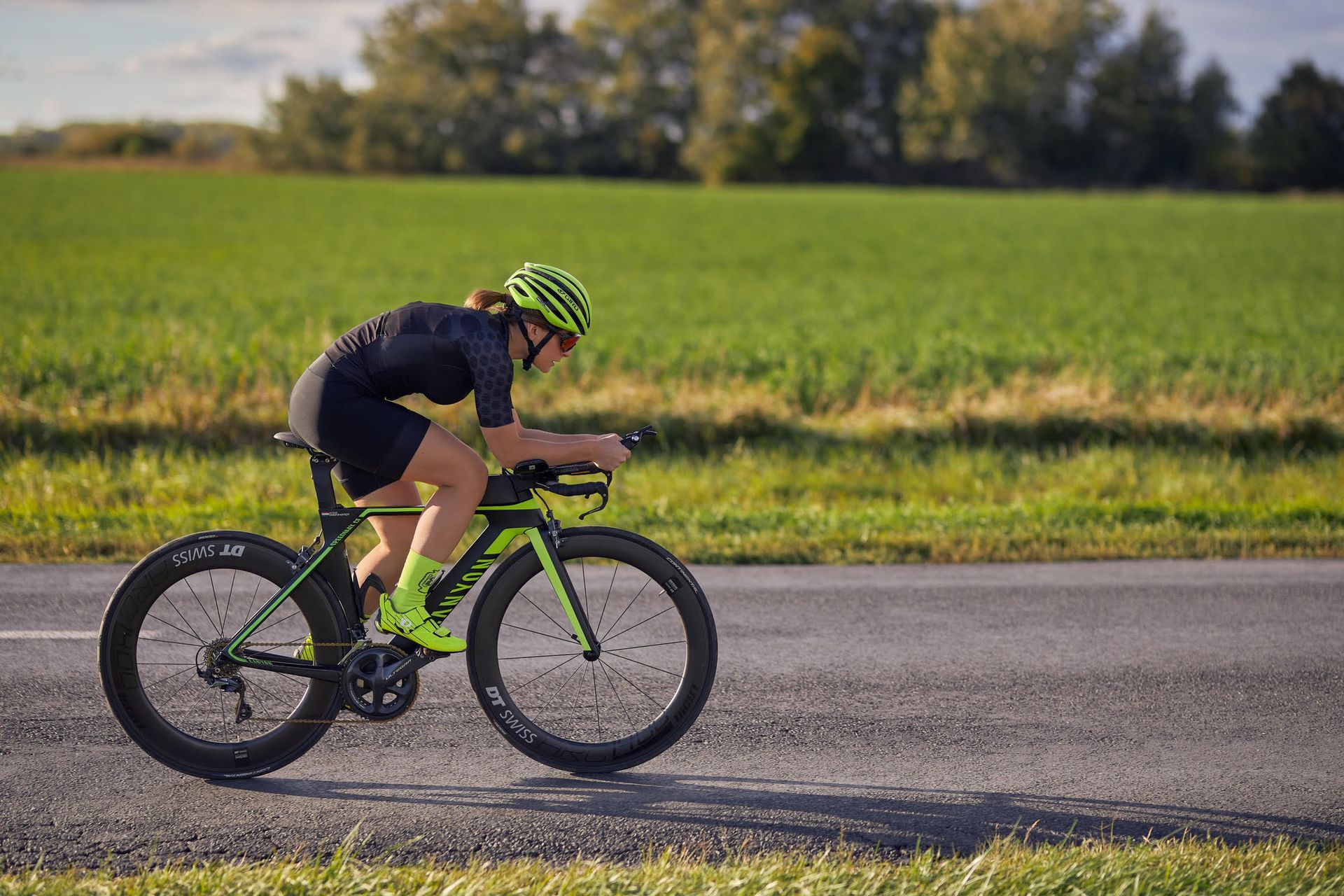 Több mint 180 kilométert kell lekerekezni az Ironman versenyen. / Fotó: Mezősi Kristóf