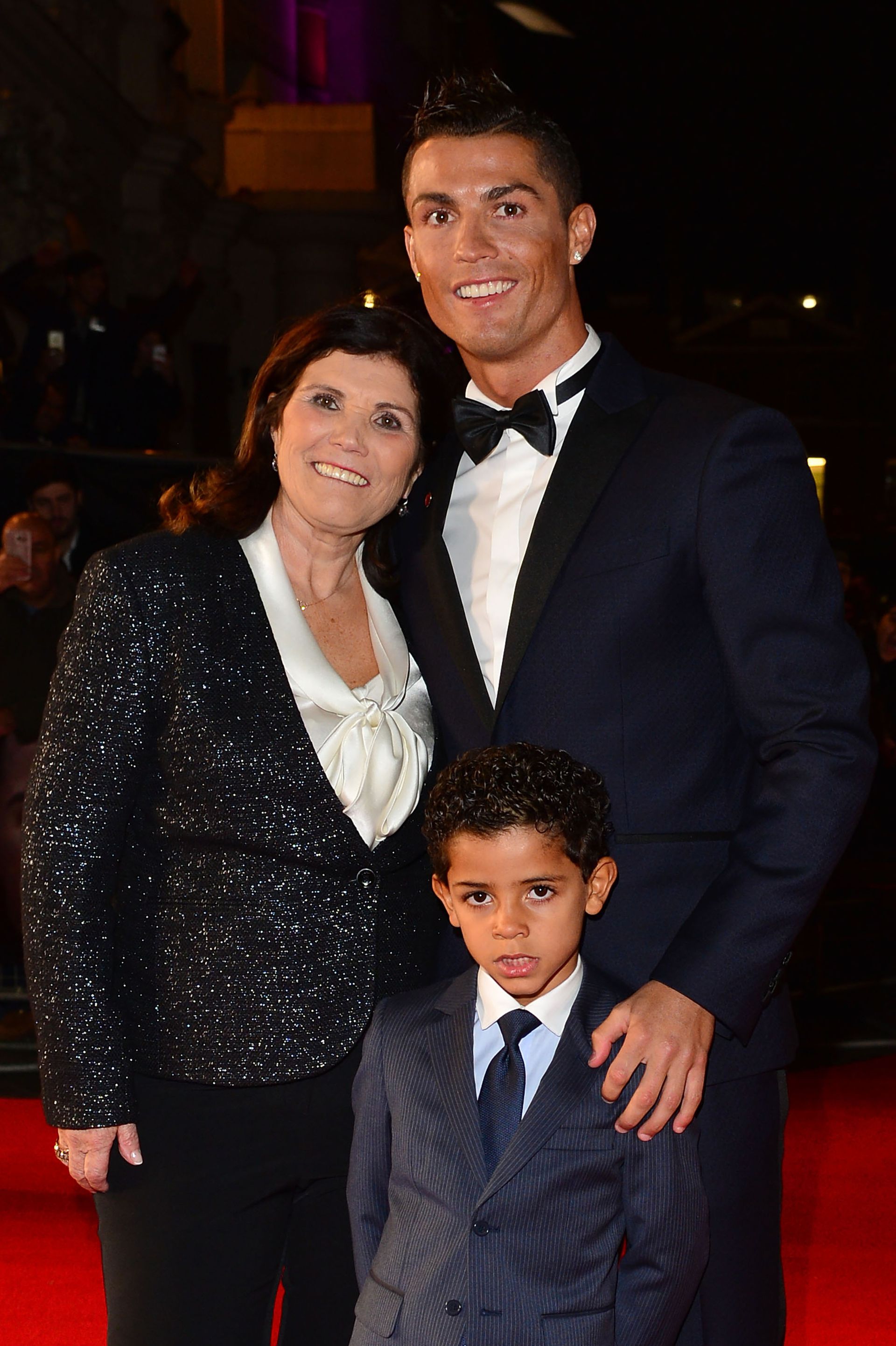 Ronaldo az édesanyjával, Maria Dolores Aveiróval és kisfiával / Fotó: Northfoto