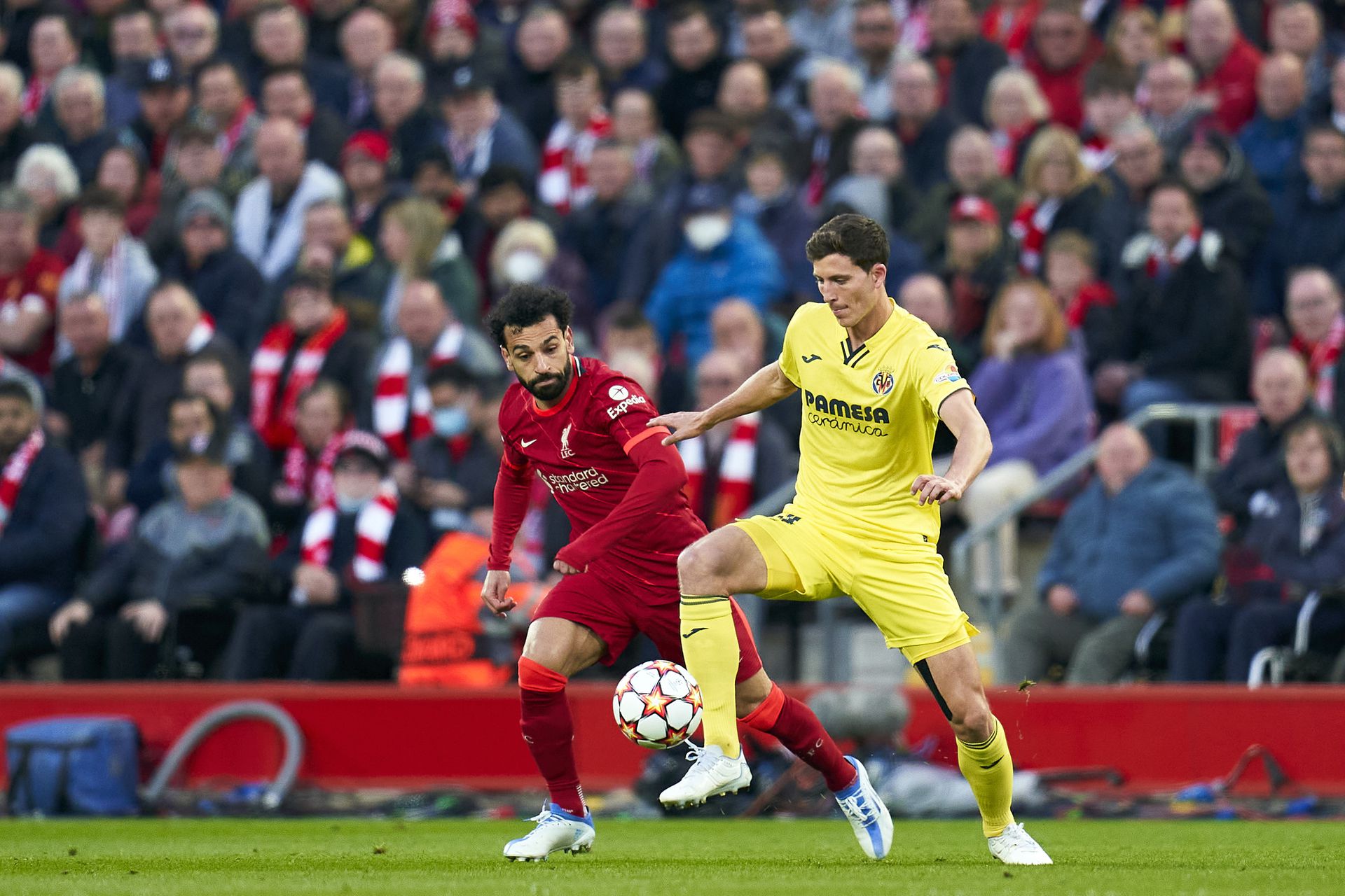 A Liverpool Kabáték előtt érvényesítette a papírformát a Villarreal ellen, kétgólos előnyből várja a visszavágót/Getty Images