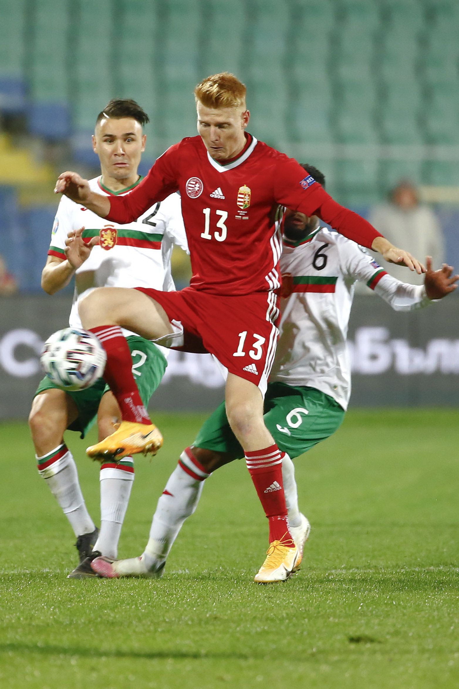 A bolgárok ellen gólpasszt adott és gólt is lőtt /Fotó: MTI AP Desziszlava Komarova