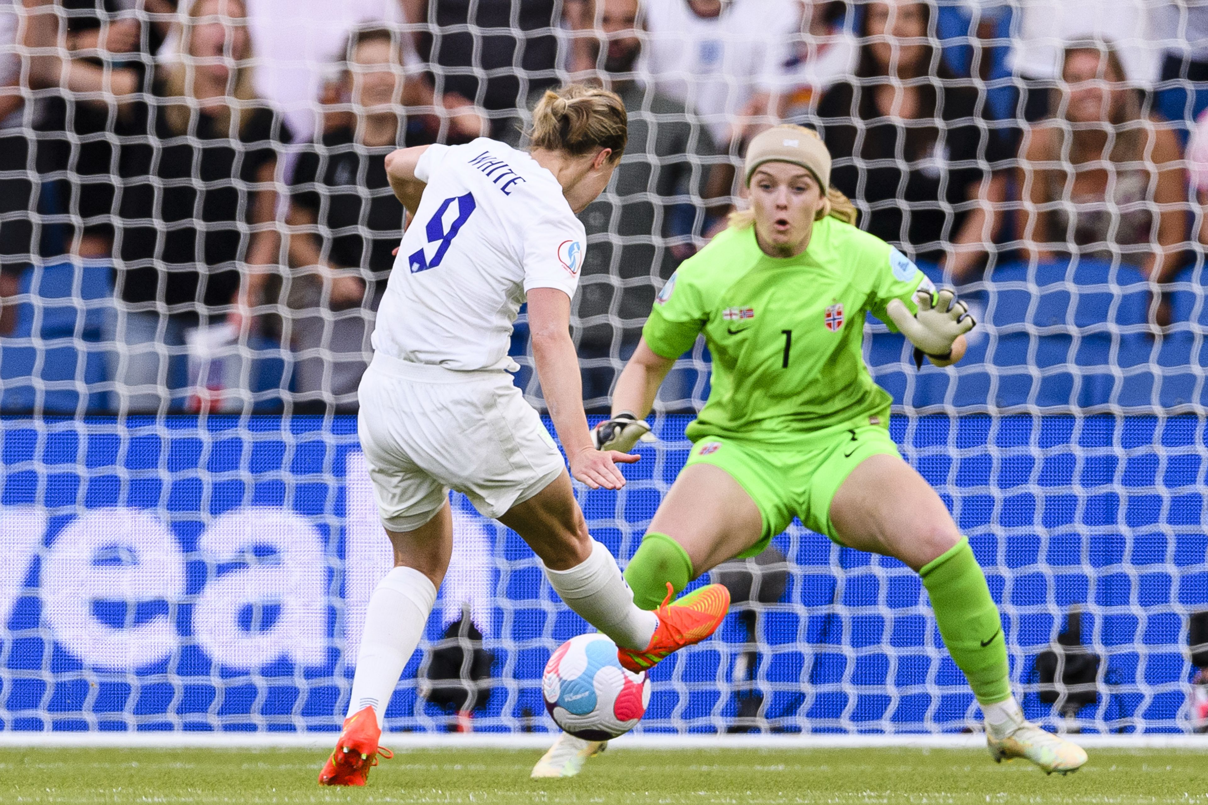 Angol női fociválogatott nyolcig meg sem állt Norvégia ellen / Fotó: Getty Images
