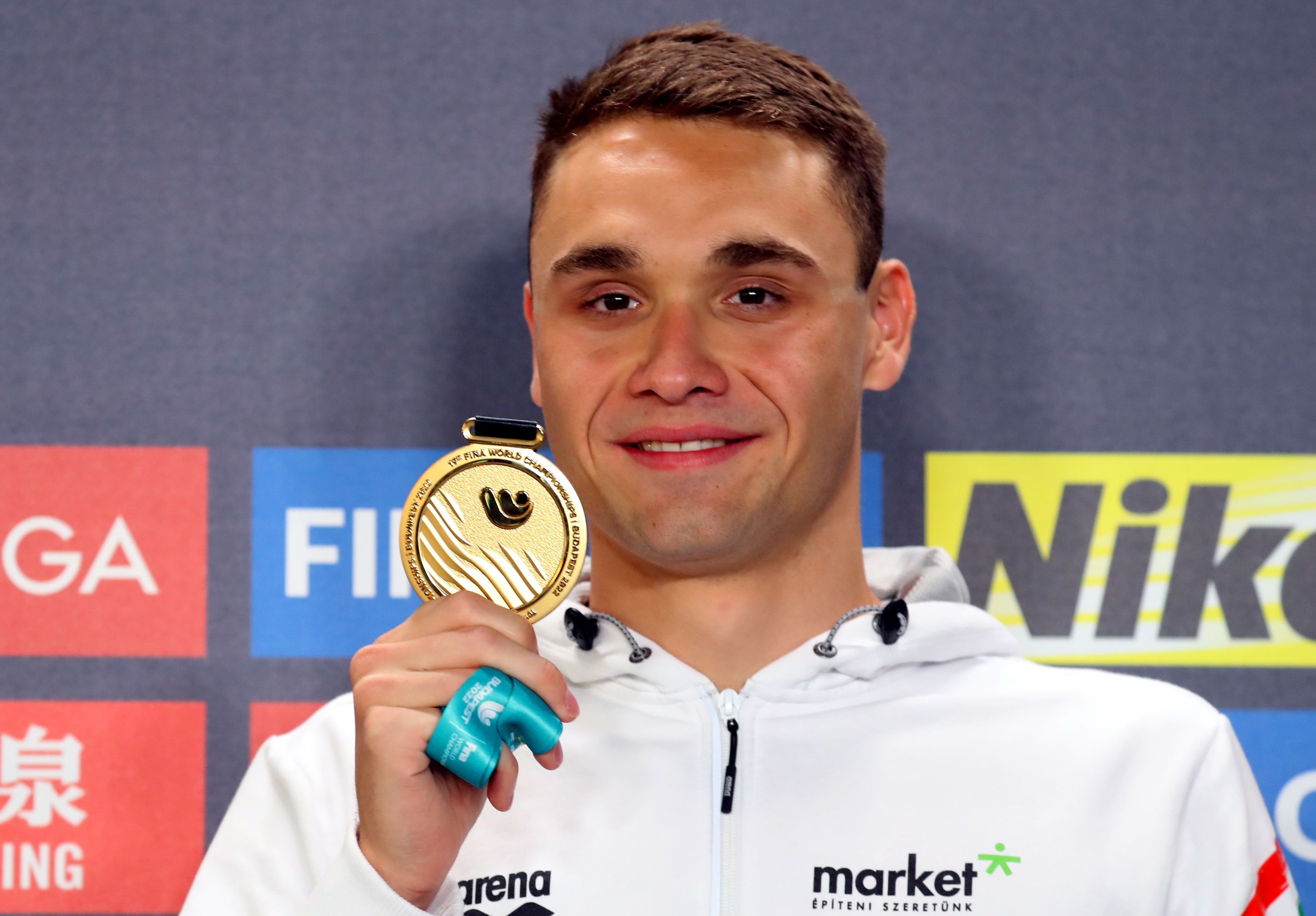 Milák Kristóf eddig két aranyérmet is szerzett az úszó-EB-n / Fotó: Pozsonyi Zita