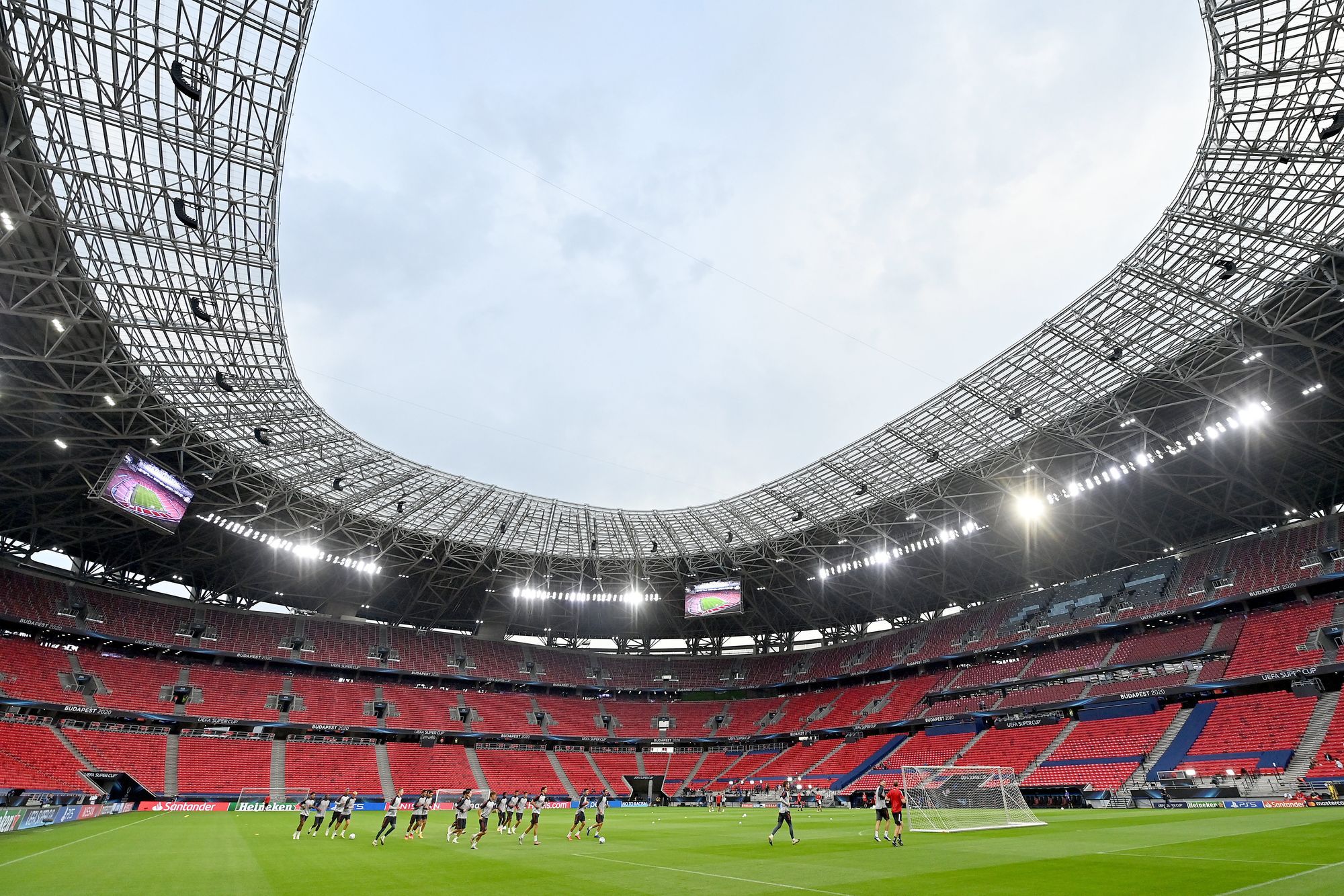 Üresen fog kongani a stadion a csütörtöki Eb-selejtezőn. / Fotó: MTI/Illyés Tibor