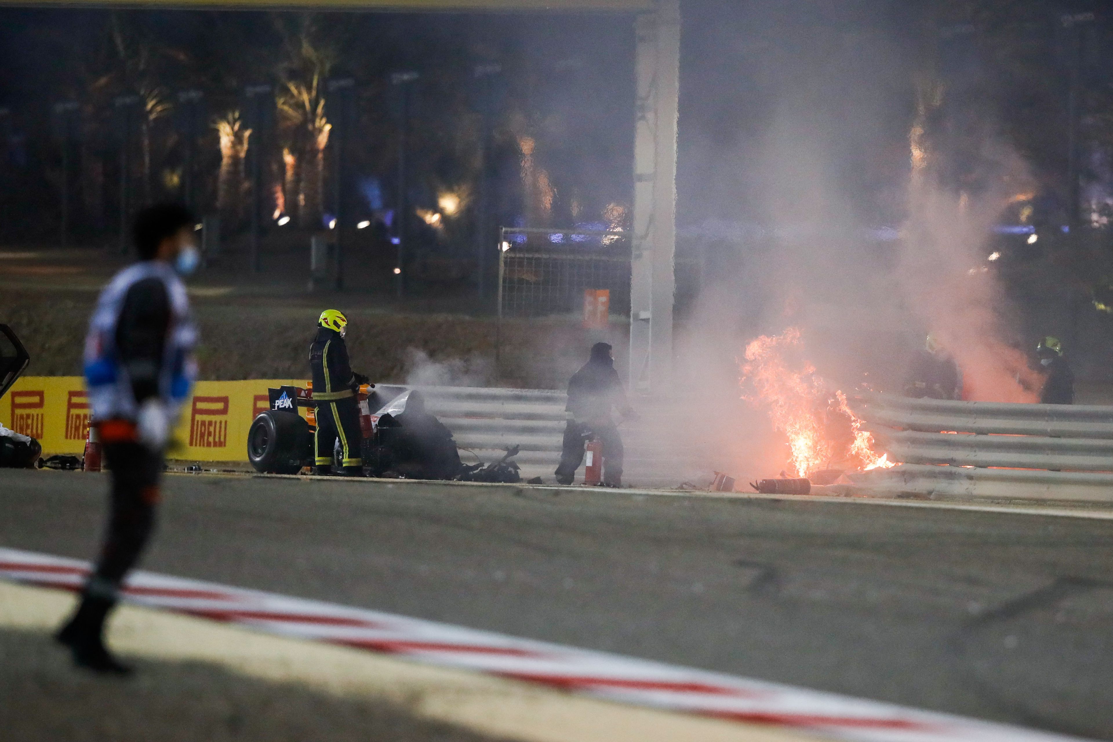 Kivizsgálják, hogyan került életveszélybe Romain Grosjean./ fotó: northfoto