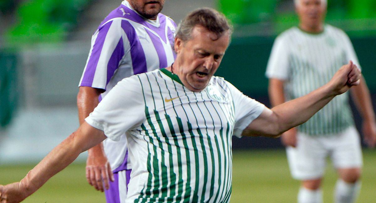 Ebedli Zoltán a Ferencváros legendás focistáját elütötte egy autó / Fotó: MTI Fotó Beliczay LászlóMTI Fotó Beliczay-László
