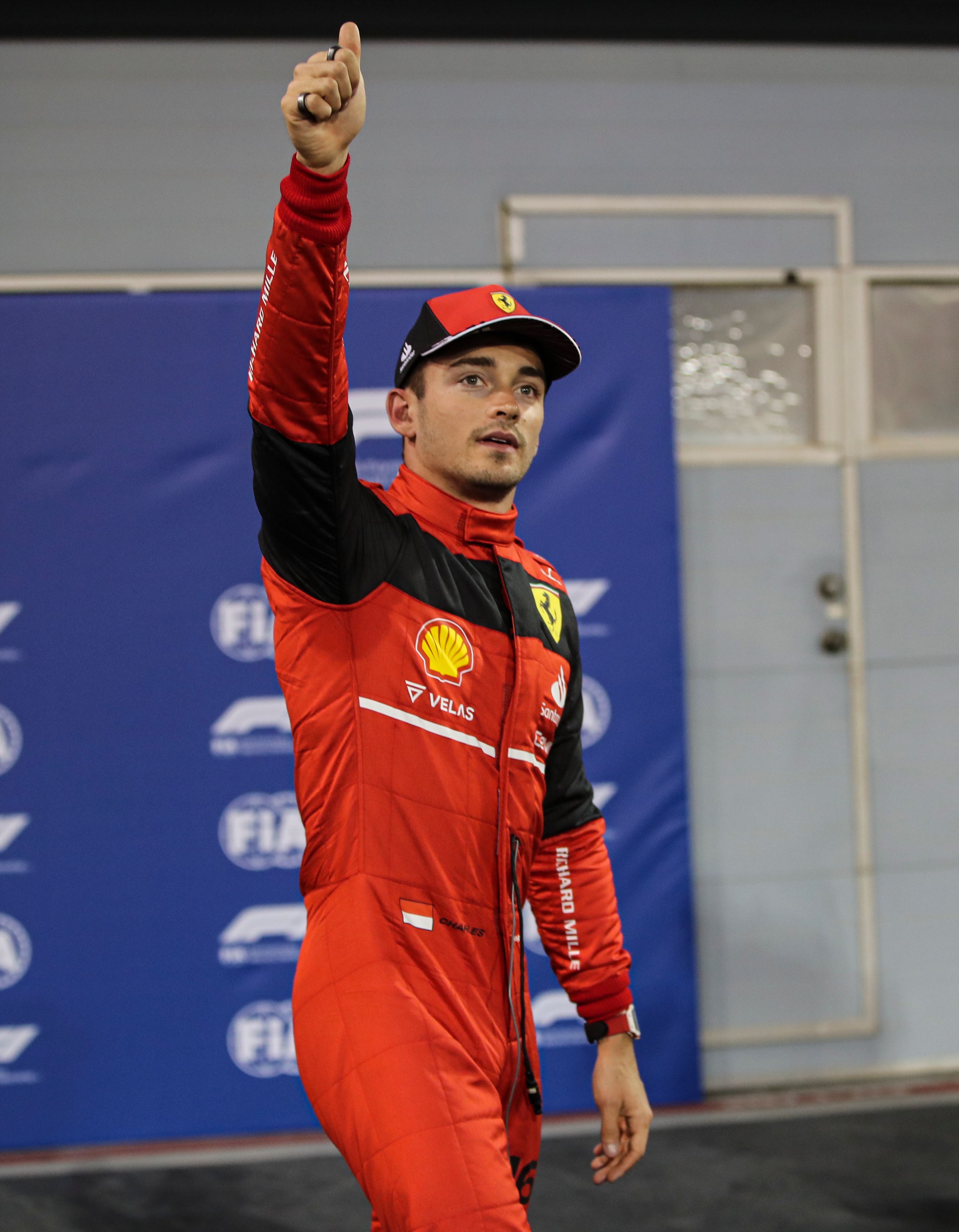 Lecrerc rajt-cél győzelmet aratott 2022 első F1-es futamán Bahreinben/MTI-EPA-ALI HAIDER