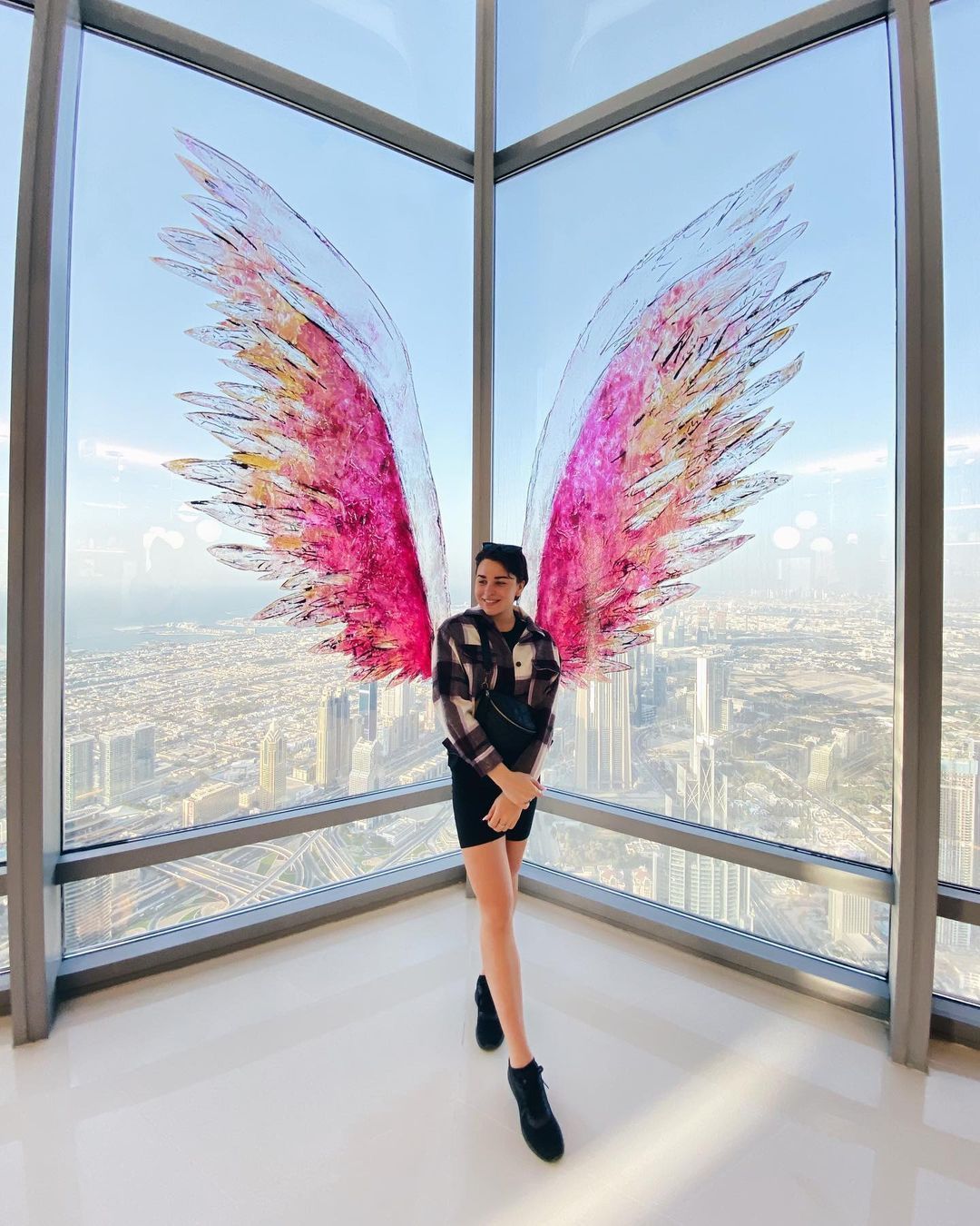 Az Eb-ezüstérmes Késely Ajna a világ legmagasabb épületében járt / Fotó: Instagram