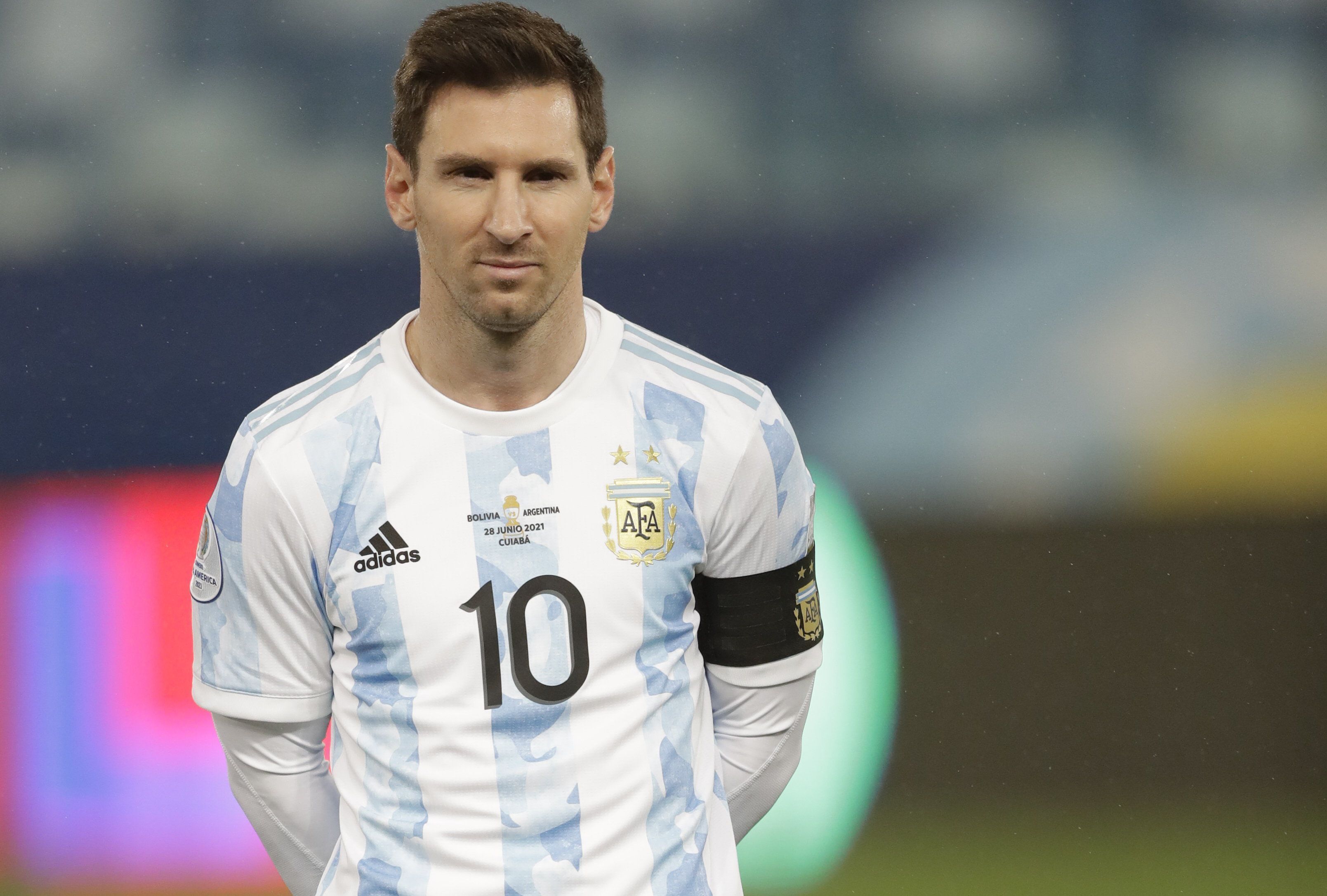 Lionel Messi /Fotó: MTI/AP/Andre Penner