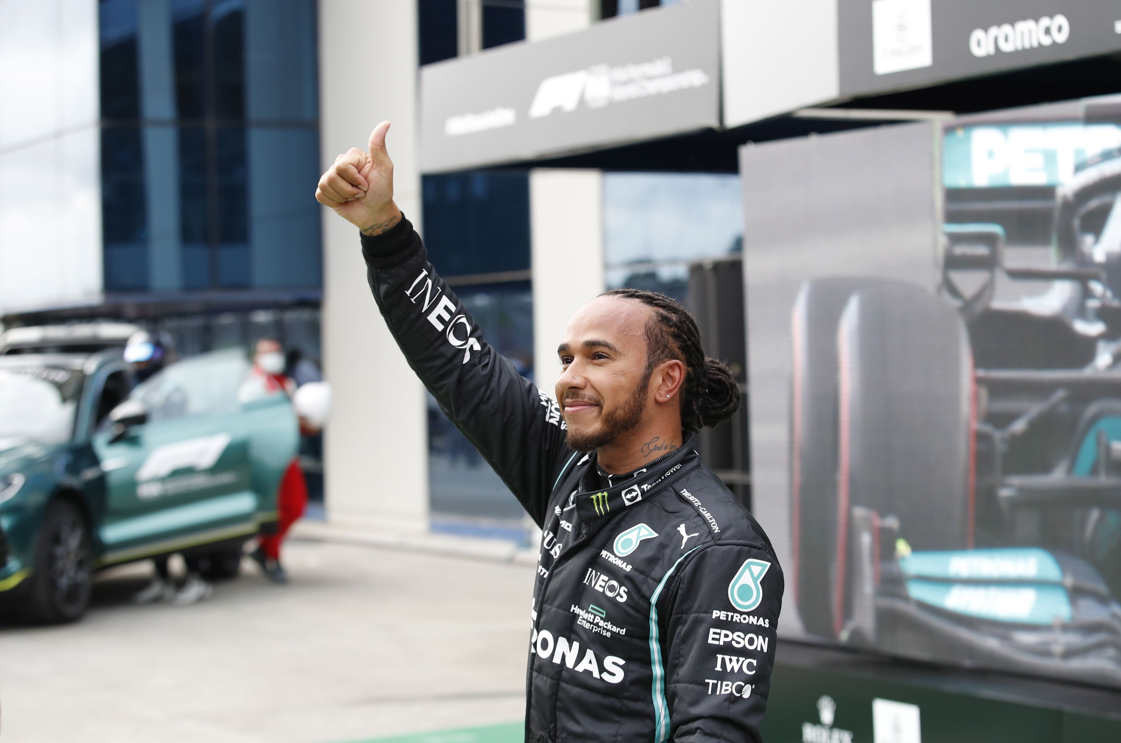 Lewis Hamilton nyerte a Török Nagydíjon az időmérőt. / Fotó: EPA/Ümit Bektas