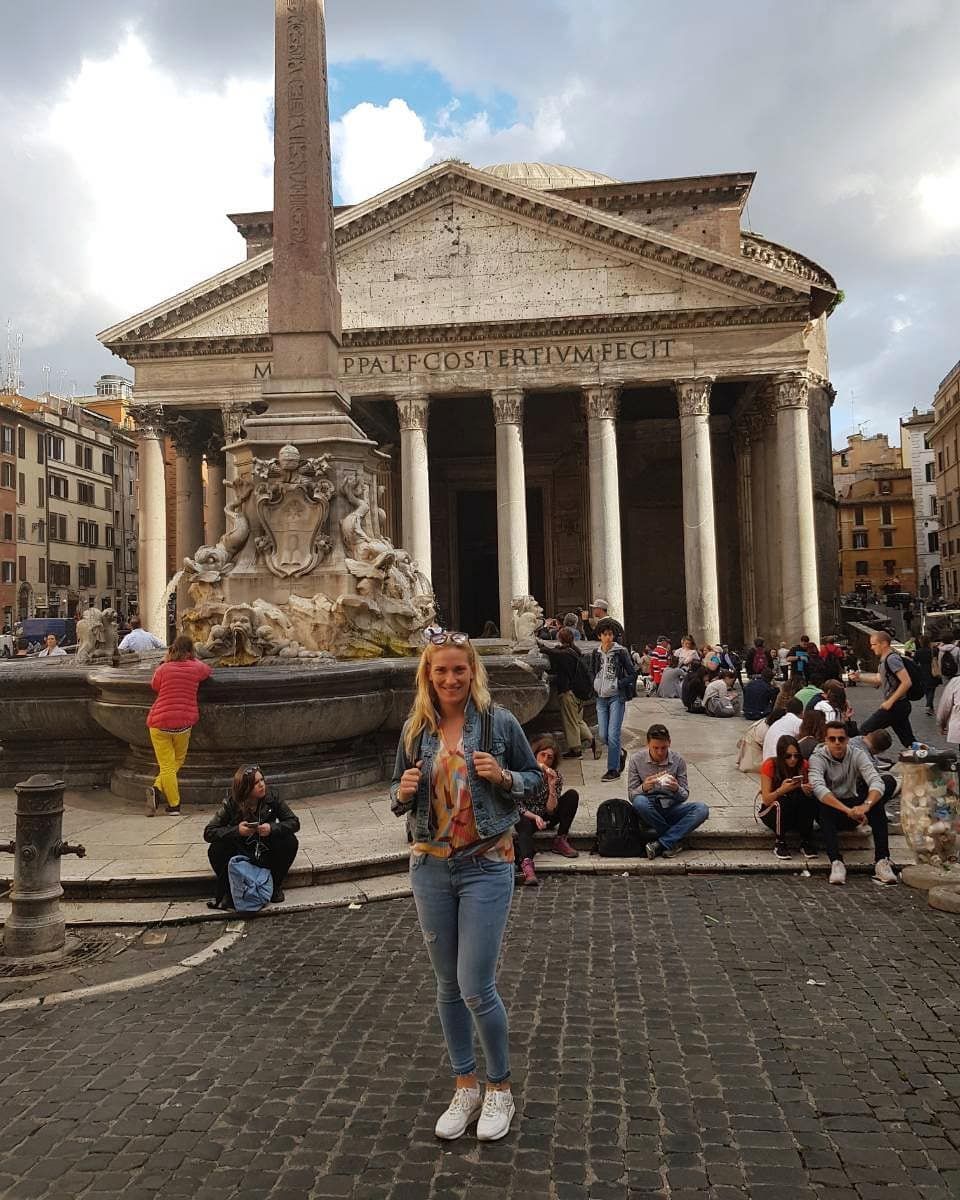 Az olasz fővárosban a Pantheon is az egyik kedvenc épülete /Fotó: Instagram