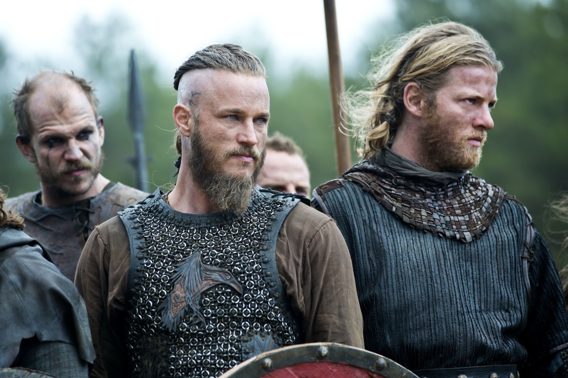 Travis Fimmel színész, a Vikingek főszereplője viseli így a haját a sorozatban / Fotó: profimedia