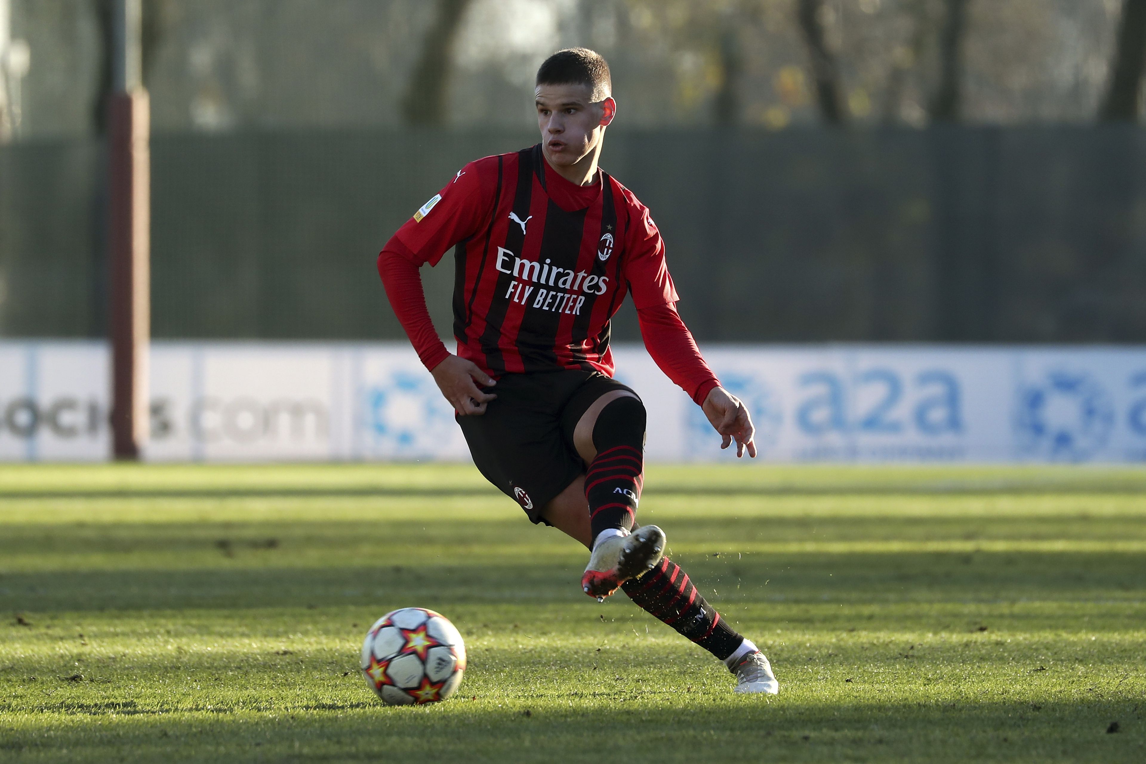 Kerkez Milos 2021 februárjában igazolt az AC Milanhoz az ETO FC Győrtől / Fotó: Getty Images