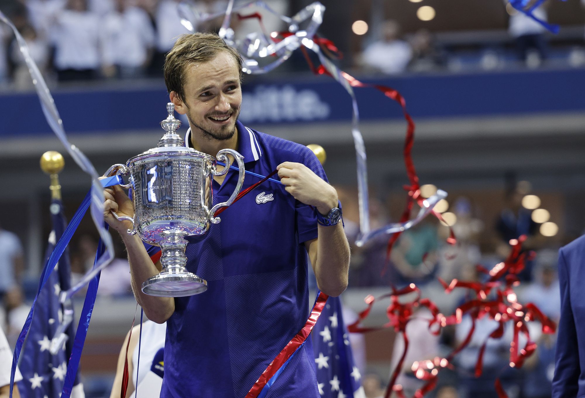 Medvegyev először nyert US Opent Fotó: MTI/EPA/Justin Lane