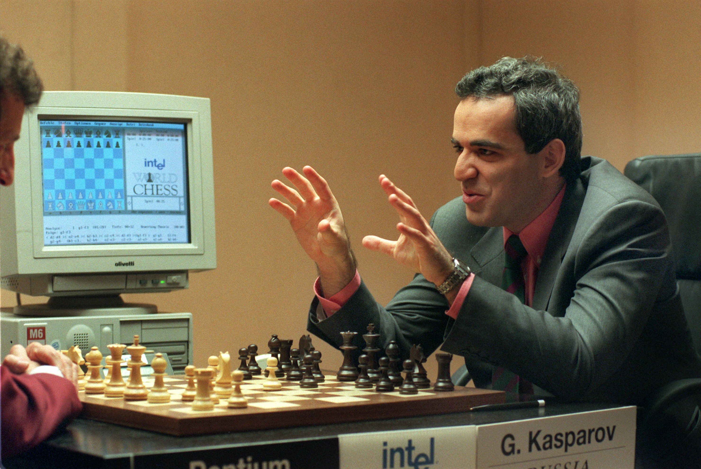 Garri Kaszparov 25 éve szenvedett csúfos vereséget a sakkgéptől, a Deep Bluetól / Fotó: GettyImages