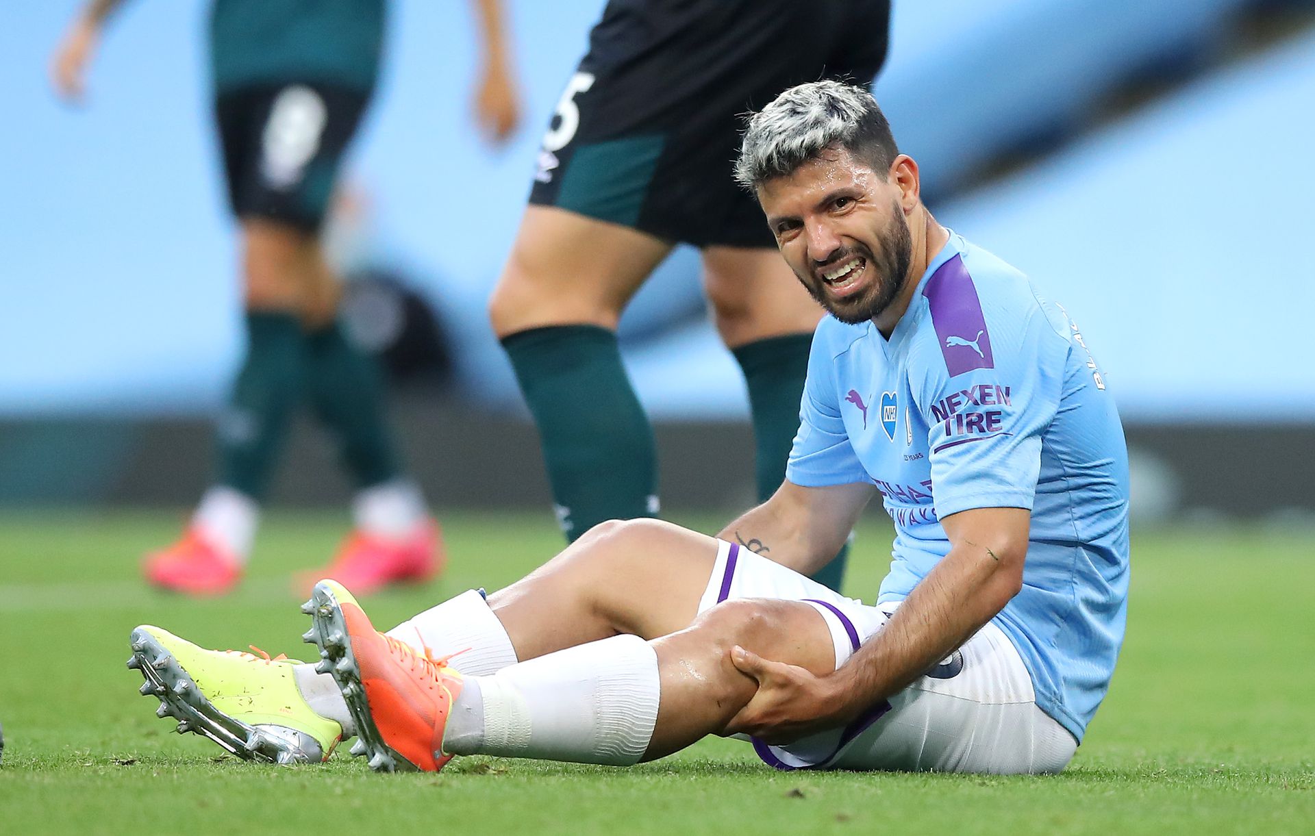 Térdsérülése miatt meg kellett operálni az argentin sztárt, aligha játszhat a Real ellen/Fotó: Getty Images