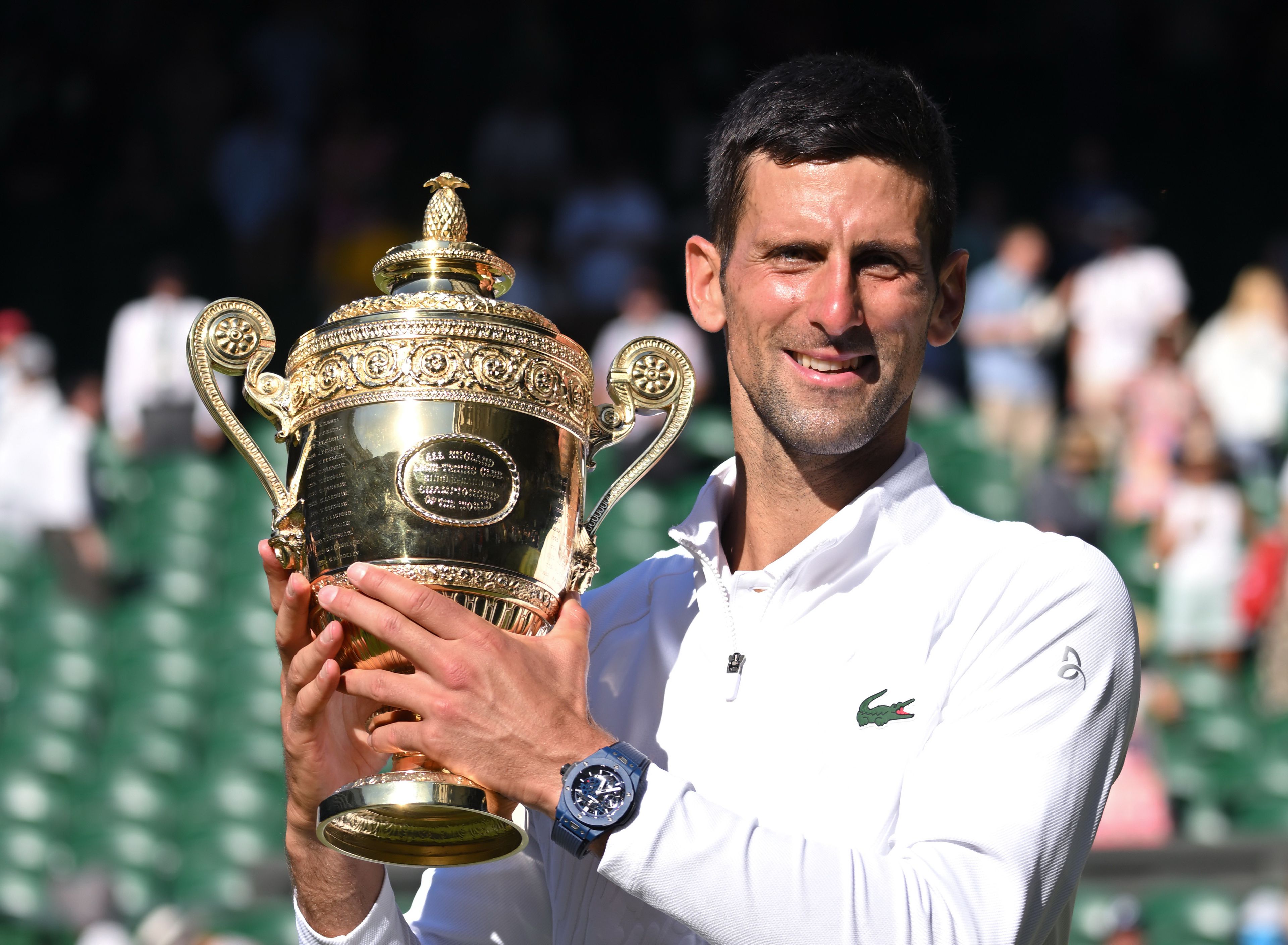Novak Djokovics hetedszer nyert Wimbledonban /Fotó: GettyImages