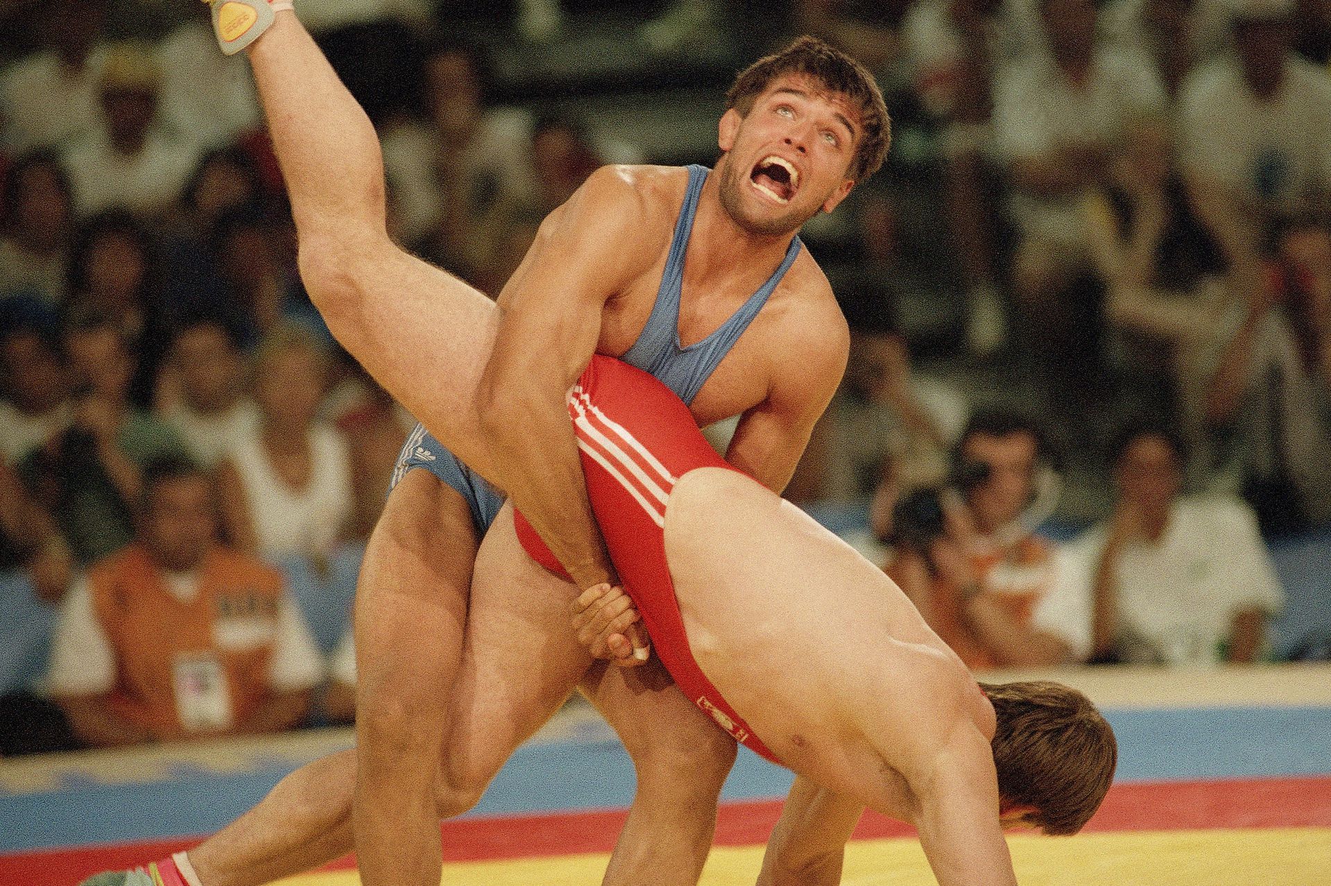 Farkas (kékben) 1992-ben szerzett olimpiai bajnoki címet/Profimedia