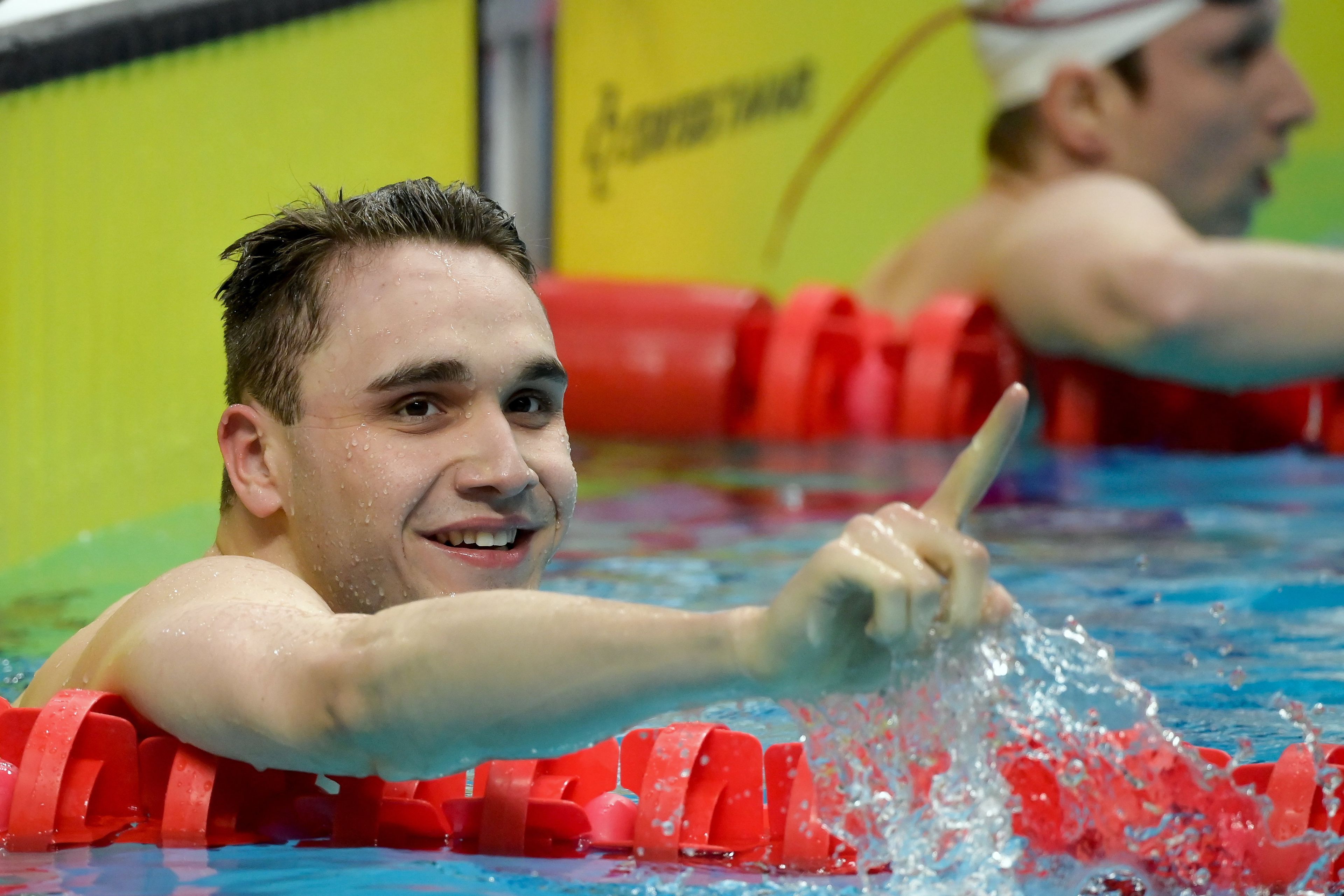 Rekordot ért el 100 m gyorson, de Milák ezzel is elégedetlen, mert szeretett volna 48 mp-en belül úszni. /Fotó: MTI/Koszticsák Szilárd