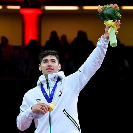 Magyarország első egyéni téli olimpiai aranyérmese, Liu Shaoang megtalálható a listán (Fotó: MTI/Czeglédi Zsolt)