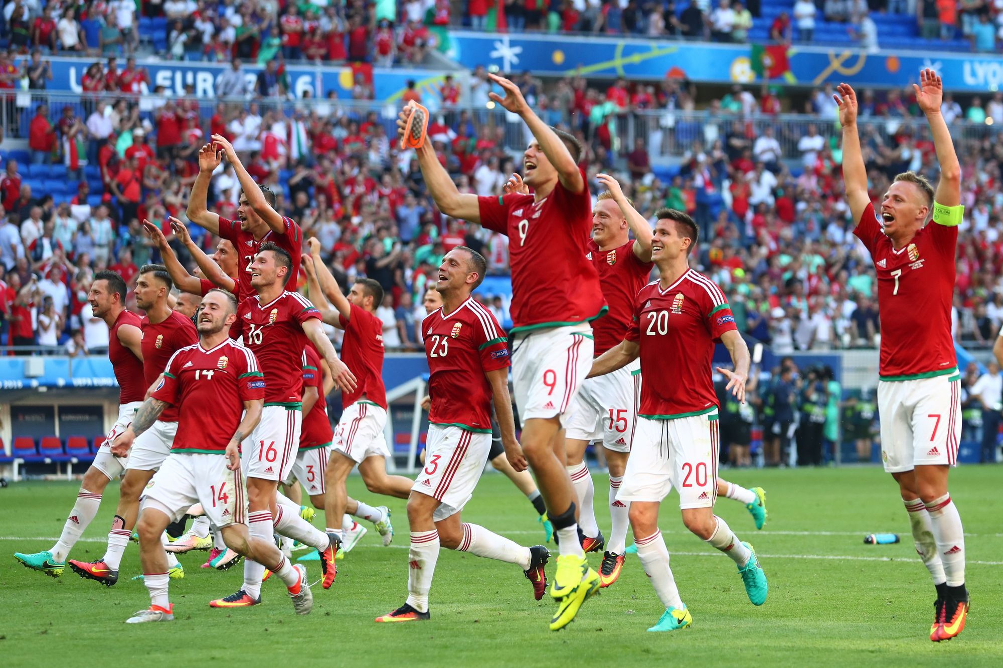 A magyar labdarúgó-válogatott részt vett a 2016-os Európa-bajnokságon /Fotó: Getty Images