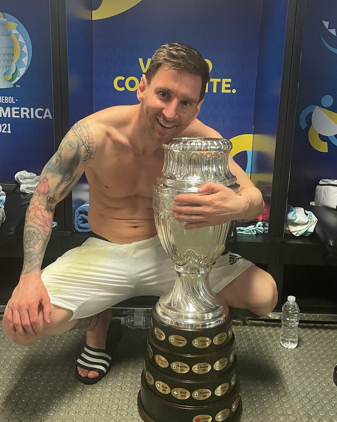 Lionel Messi ezzel a képpel lett Instagram-csúcstartó / Fotó: Instagram-Lionel Messi