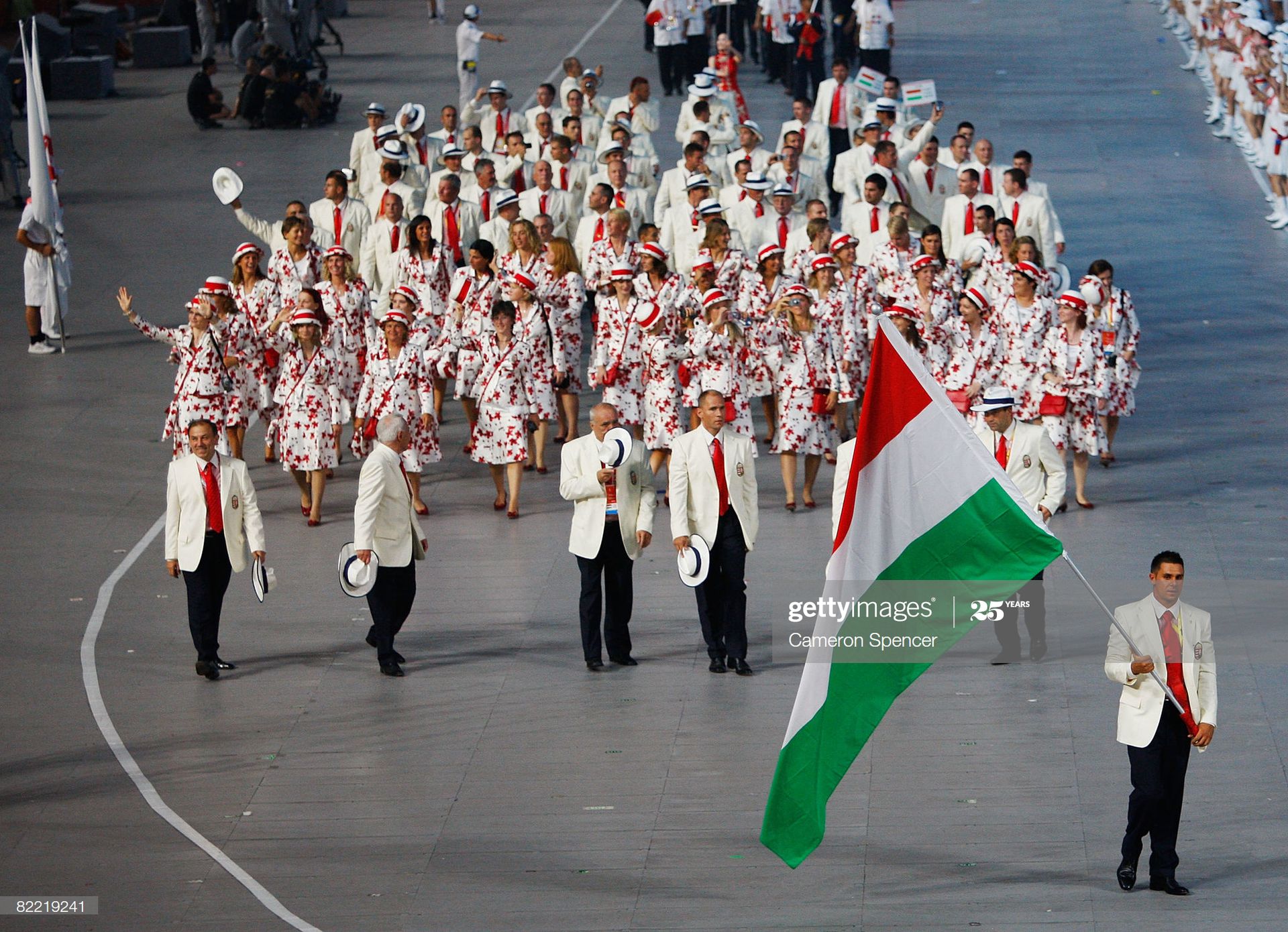 Kammerer 2008-ban már háromszoros olimpiai bajnokként vitte a zászlót /Fotó: Getty Images