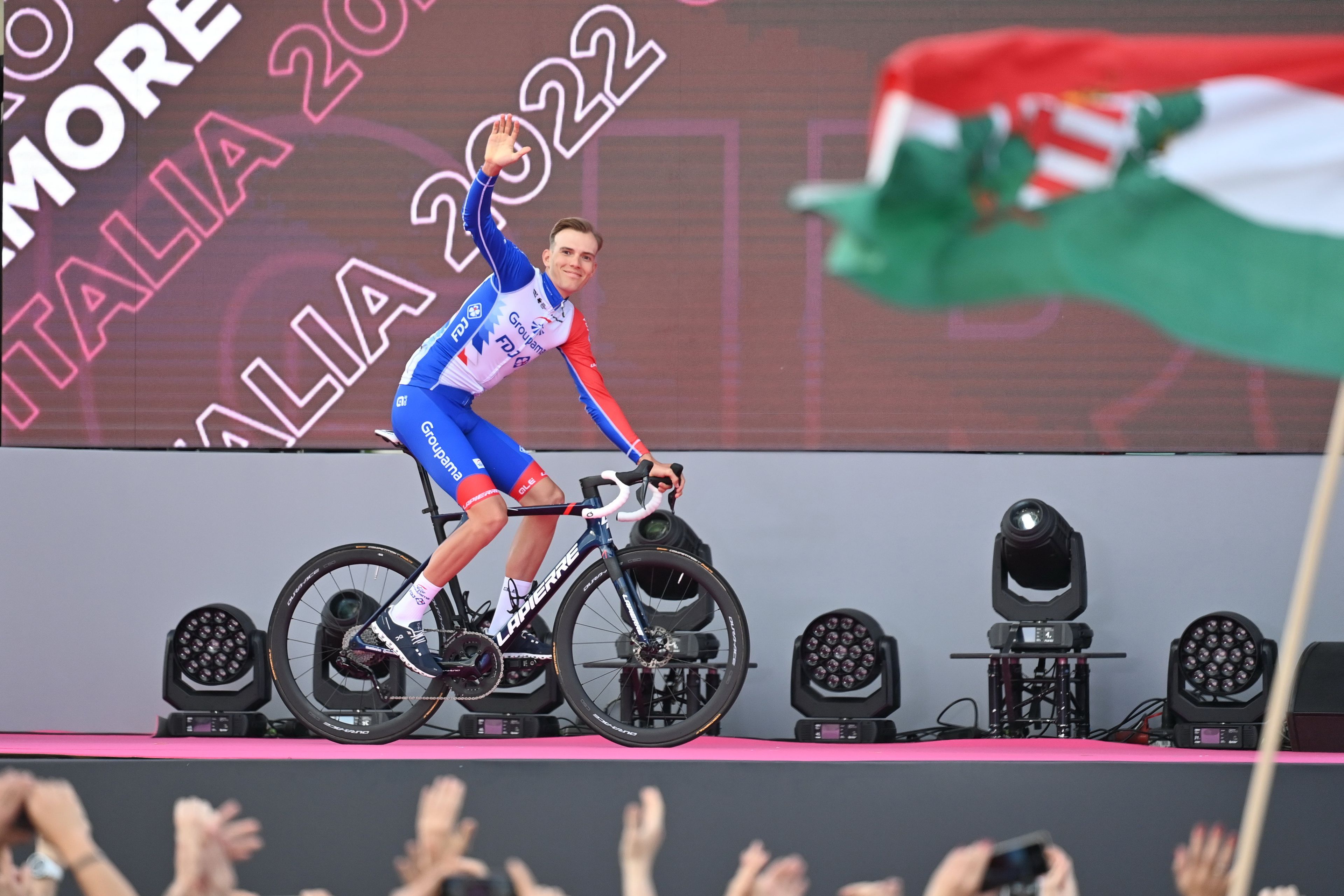 Valter Attila számíthat a közönség támogatására is a Giro hazai szakaszain /Fotó: MTI/Illyés Tibor