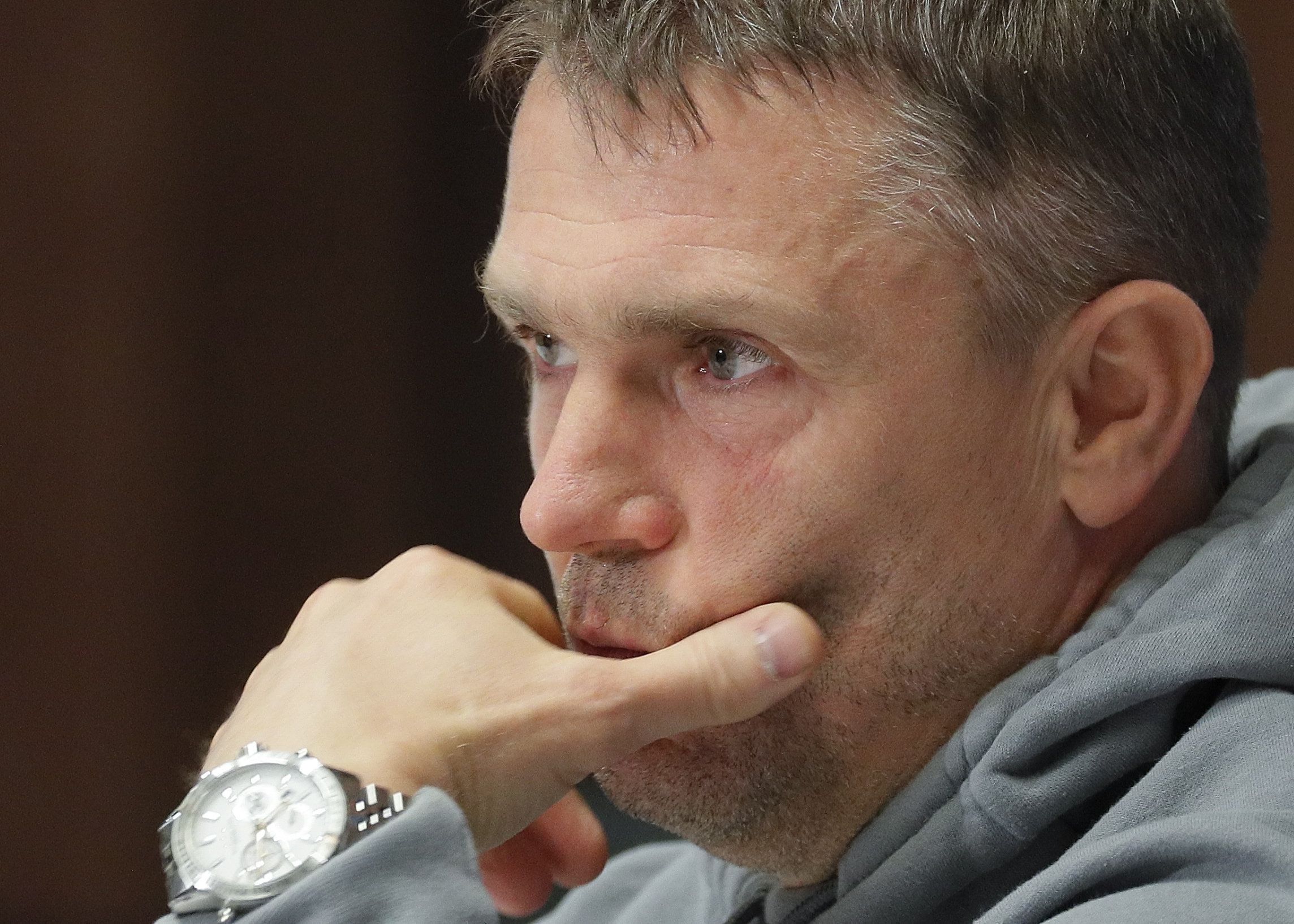 Az ukrán válogatott kapitánya lehet Szerhij Rebrov. / Fotó: MTI/EPA/Szerhij Dolzsenko