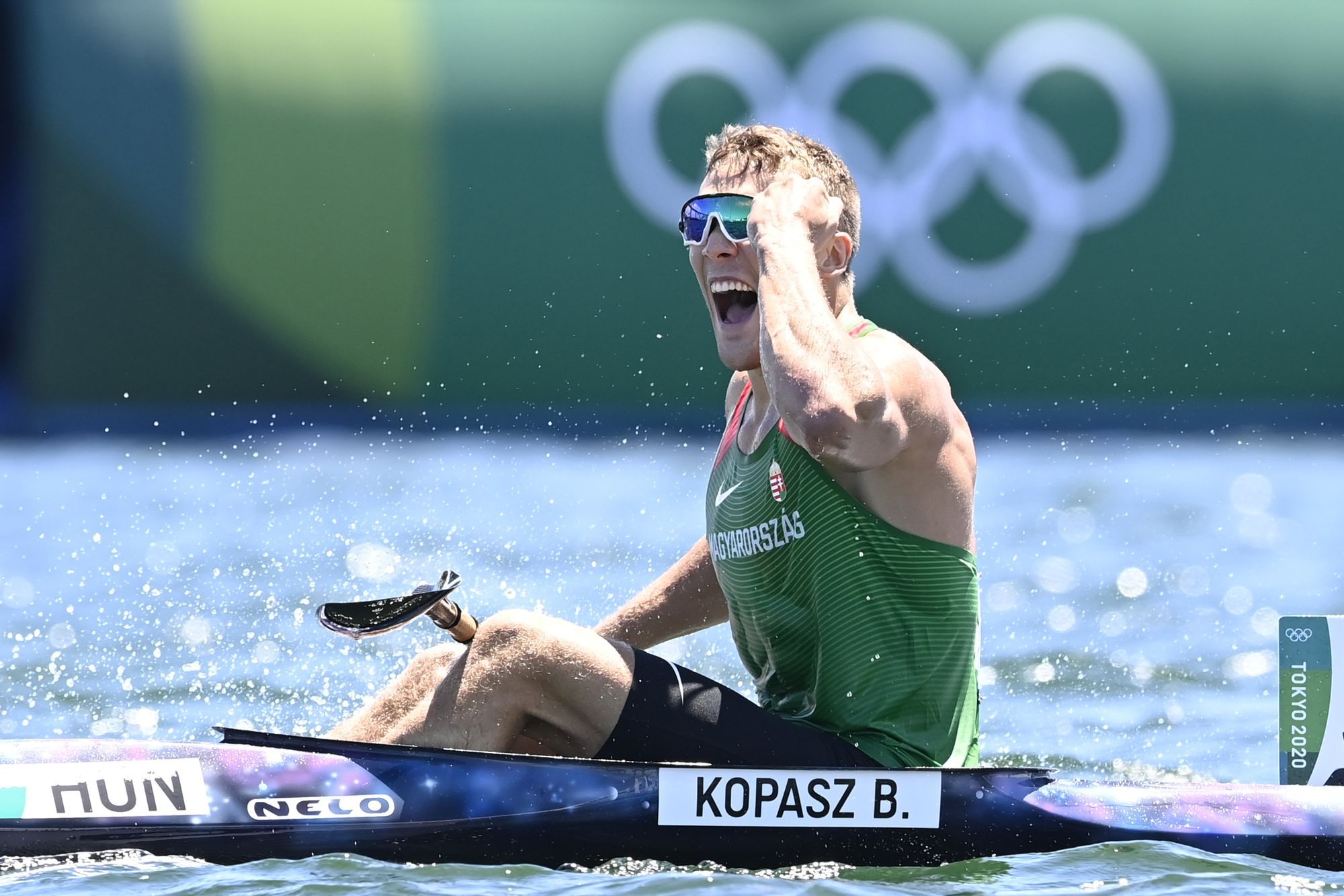 Kopasz Bálint olimpiai bajnok lett / Fotó: MTI/Kovács Tamás