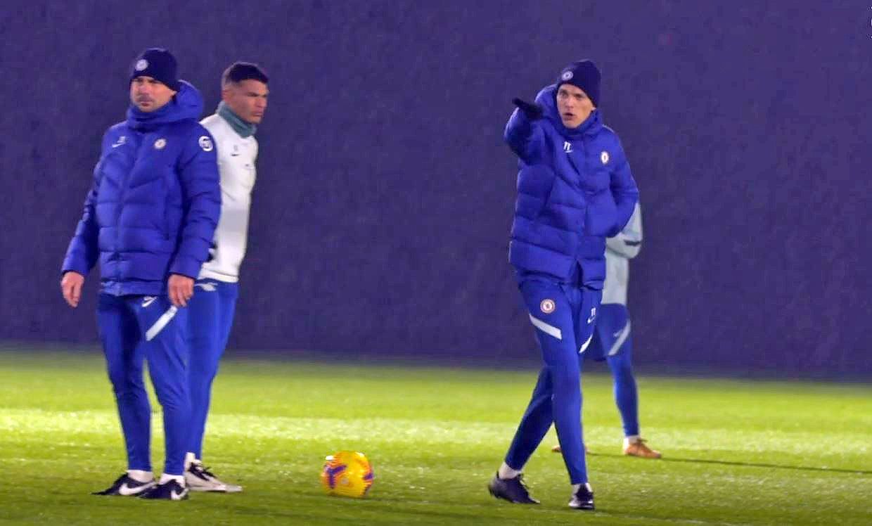 Tuchel (jobbra) és Lőw (balra) remek csapatot alkotnak. Már meg is tartották első edzésüket a Chelseanél Fotó: GREBB