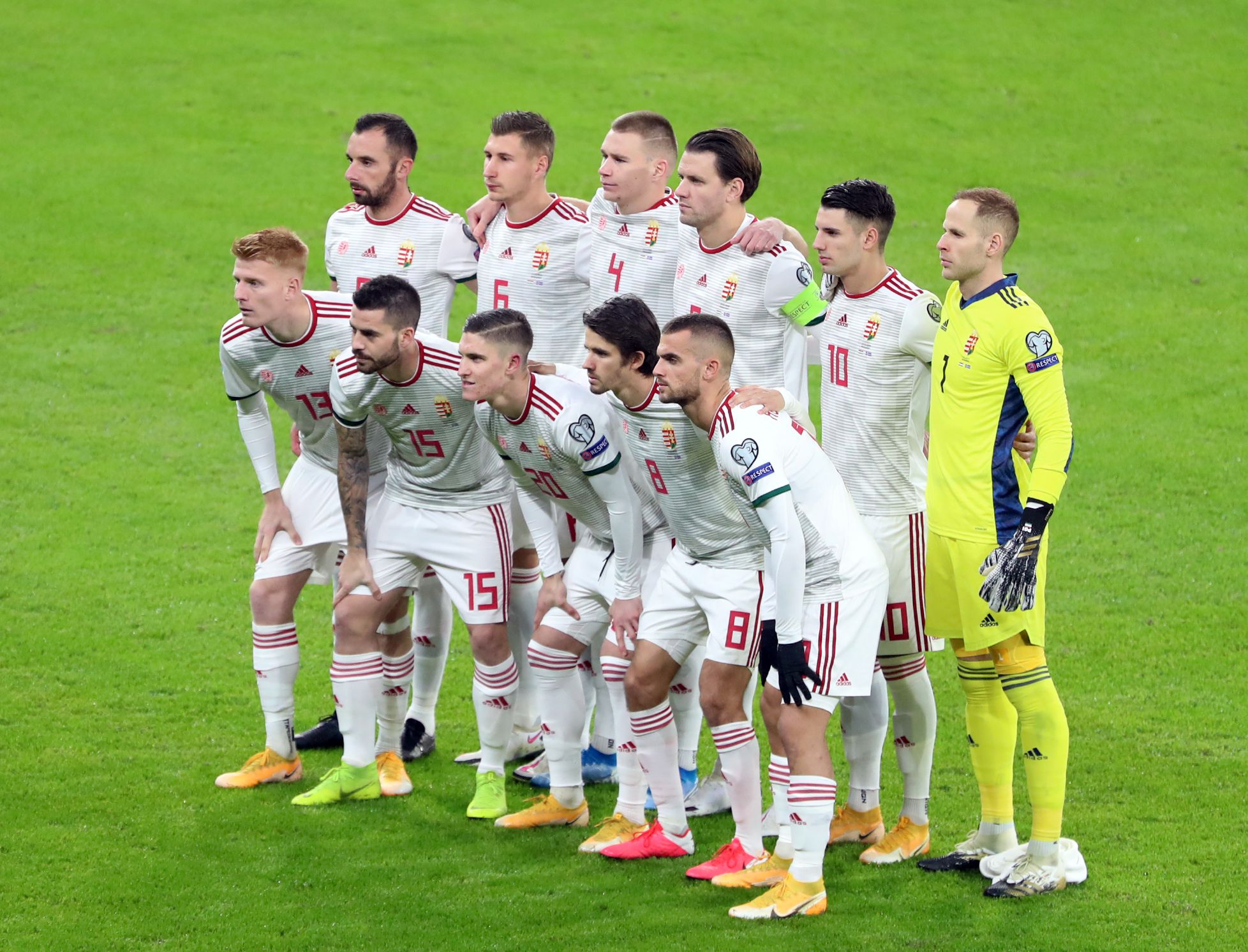 A magyar válogatott megcsinálta a bravúrt, kijutott az Európa-bajnokságra. / Fotó: Pozsonyi Zita
