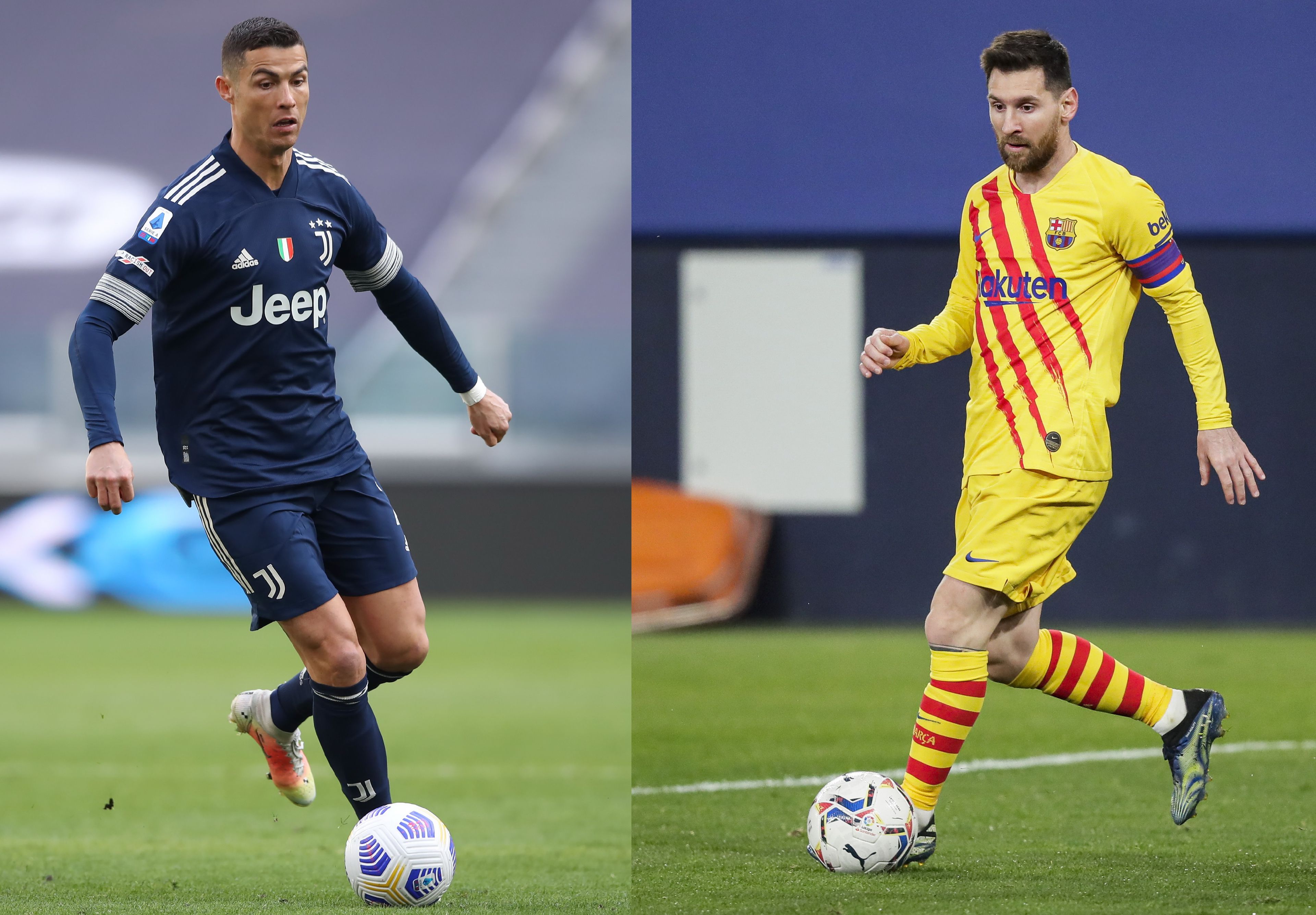 Ronaldo vs Messi /Fotók: Getty Images