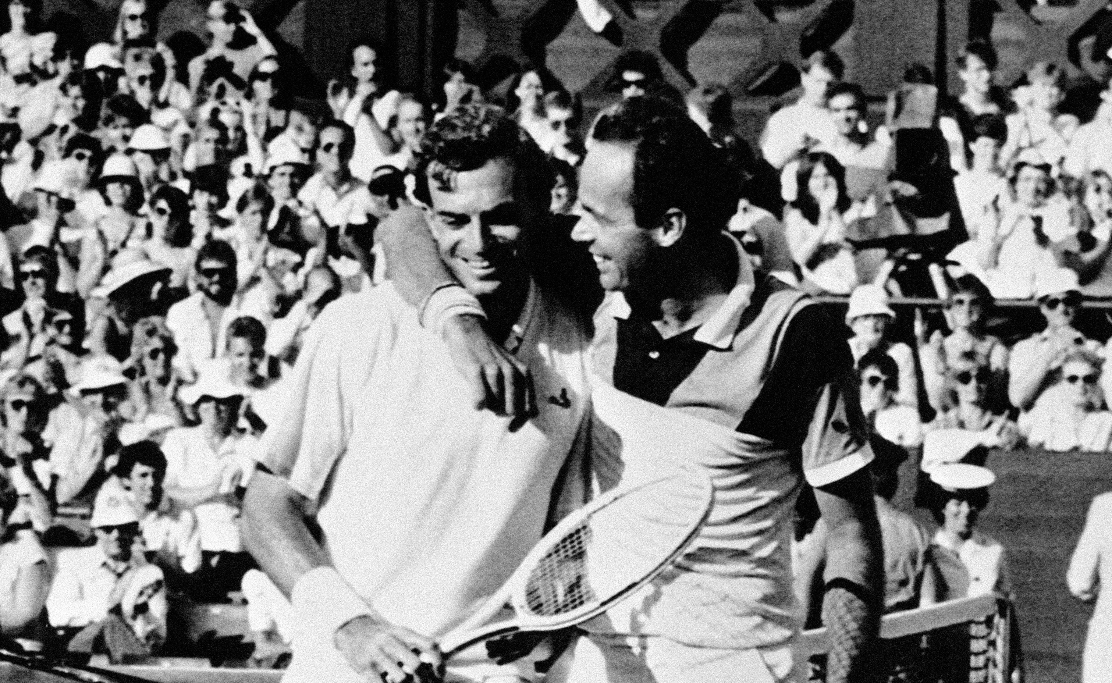 Taróczy Balázs (jobbra) és Heinz Günthardt 37 éve nyert Wimbledonban / Fotó: MTI-AP