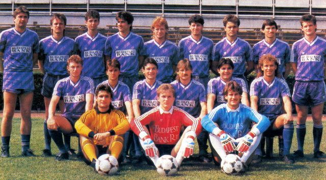 Az Újpest focistái 1990-be / Fotó: Molfehérvár FC - Rév Gábor