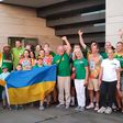 Elkobozták az ukrán zászlót Szombathelyen a litván kosárlabda-szurkolóktól
