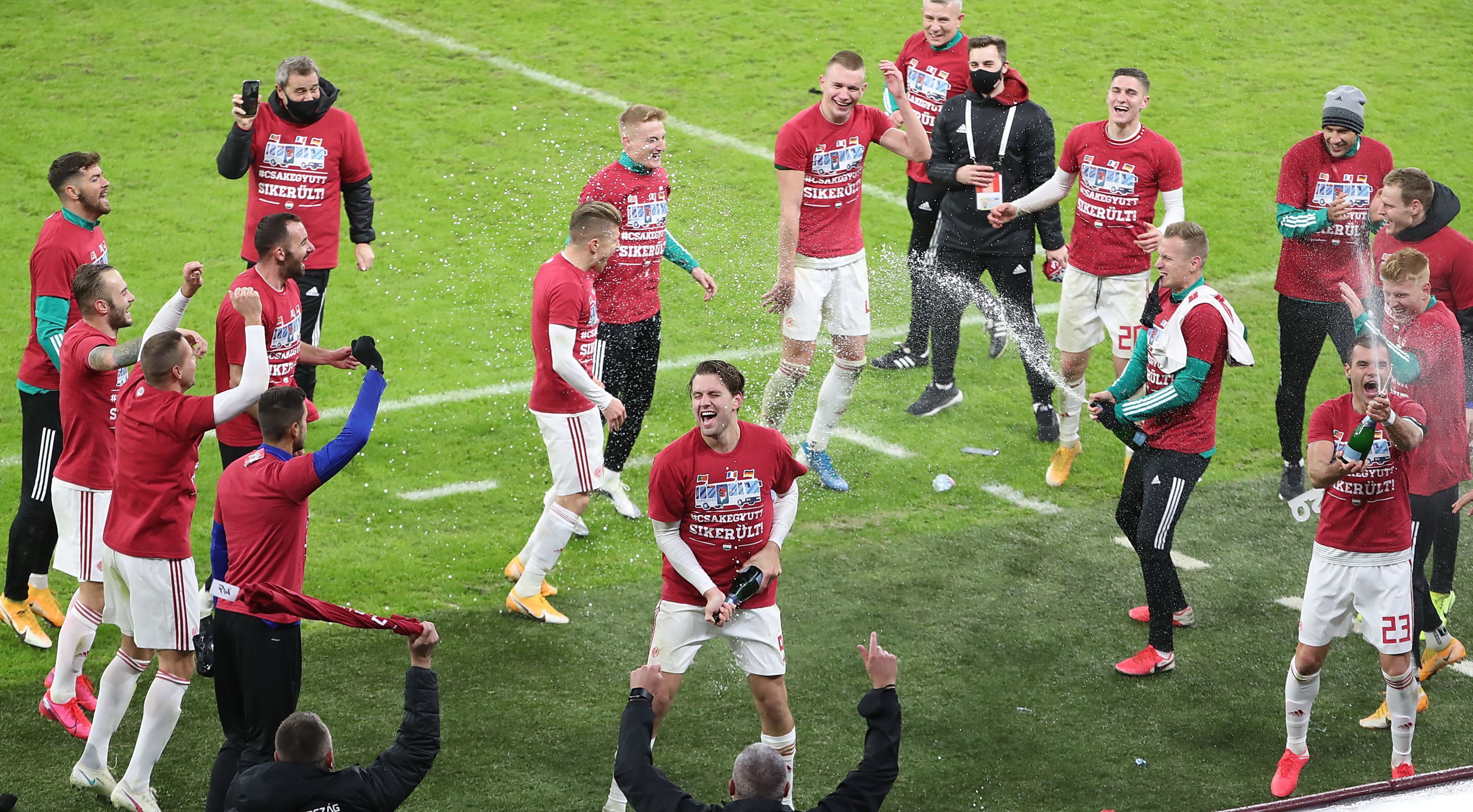 Megérte kinevelniük a magyar kluboknak az Izland elleni Európa-bajnoki pótselejtezőn pályára lépő﷯ futballistákat / Fotó: Pozsonyi Zita