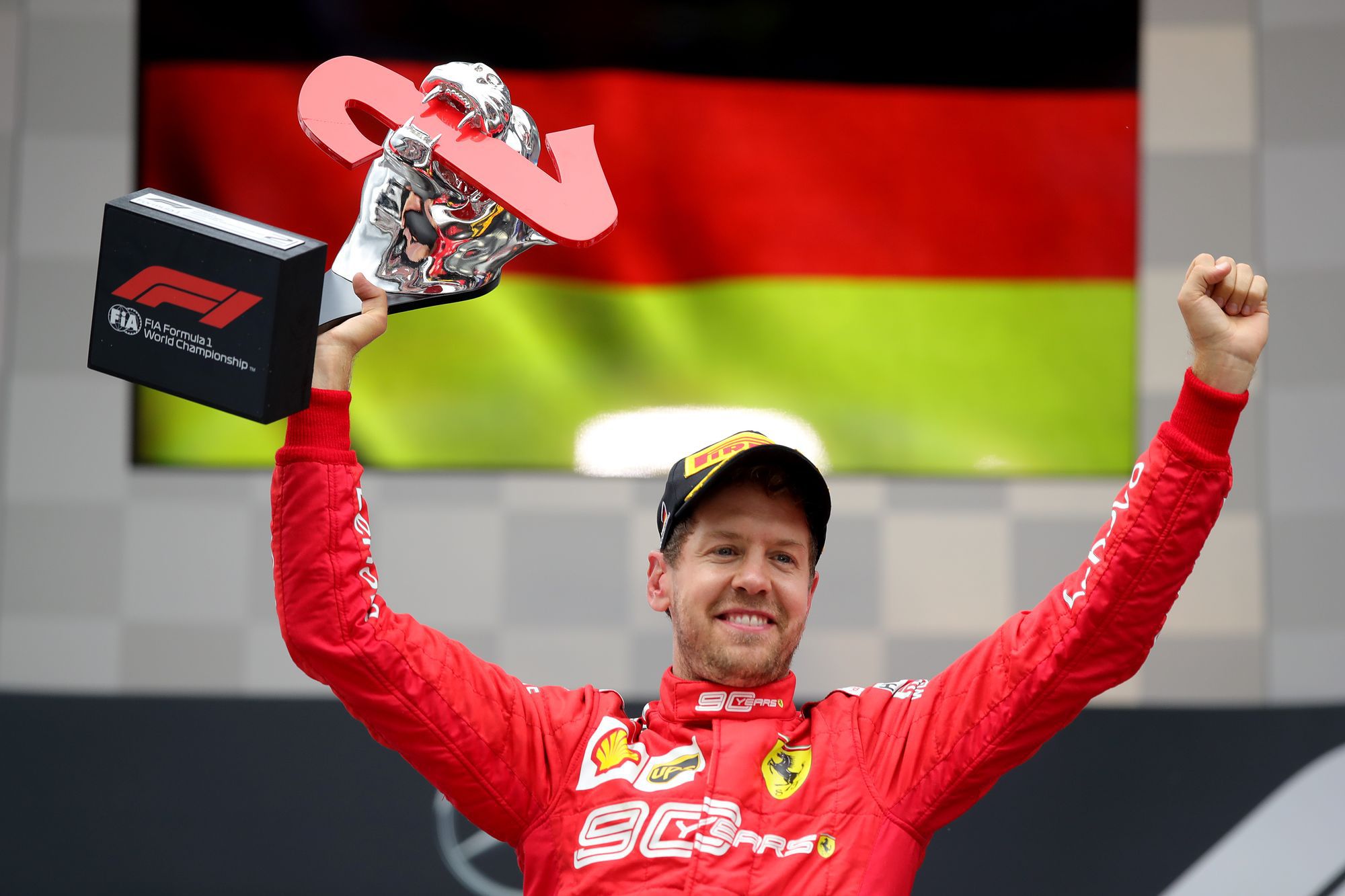 Sebastian Vettel utolsóként rajtolt, de másodikként ért célba Németországban tavaly, most arról beszélt, miért épp az Aston Martint választotta. / Fotó: Getty Images