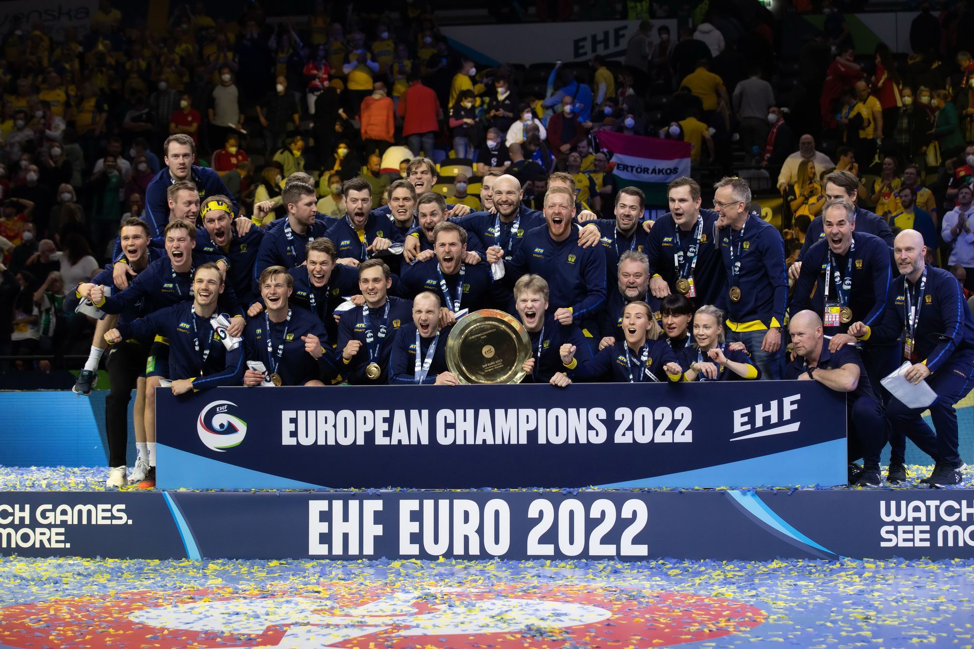 A svédek húsz év után nyertek újra aranyat Európa-bajnokságon Fotó: Zsolnai Péter