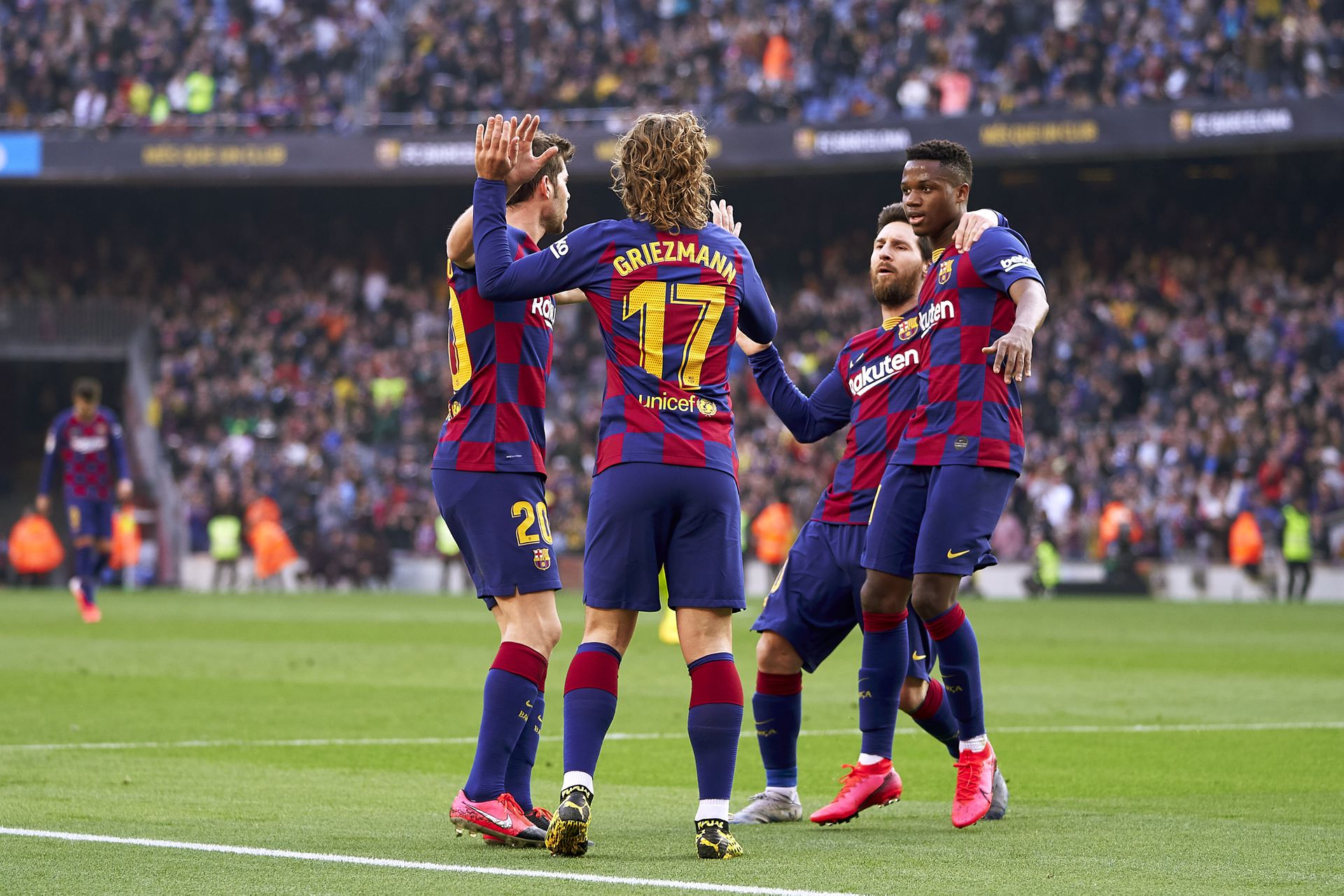 Az utóbbi években a Barcelona focistái örülhettek a Real elleni idegenbeli bajnokikon / Fotó:Getty Images