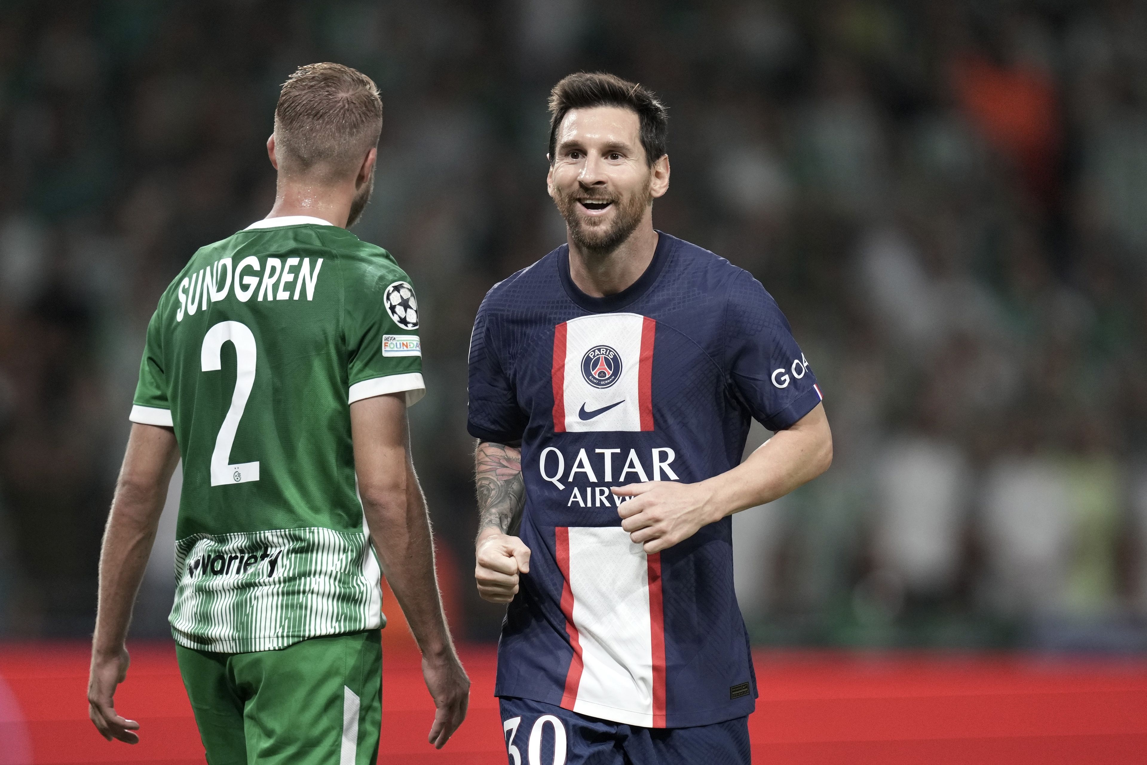 Messi (jobbra) újabb BL-rekordokat döntött / Fotó: Profimedia