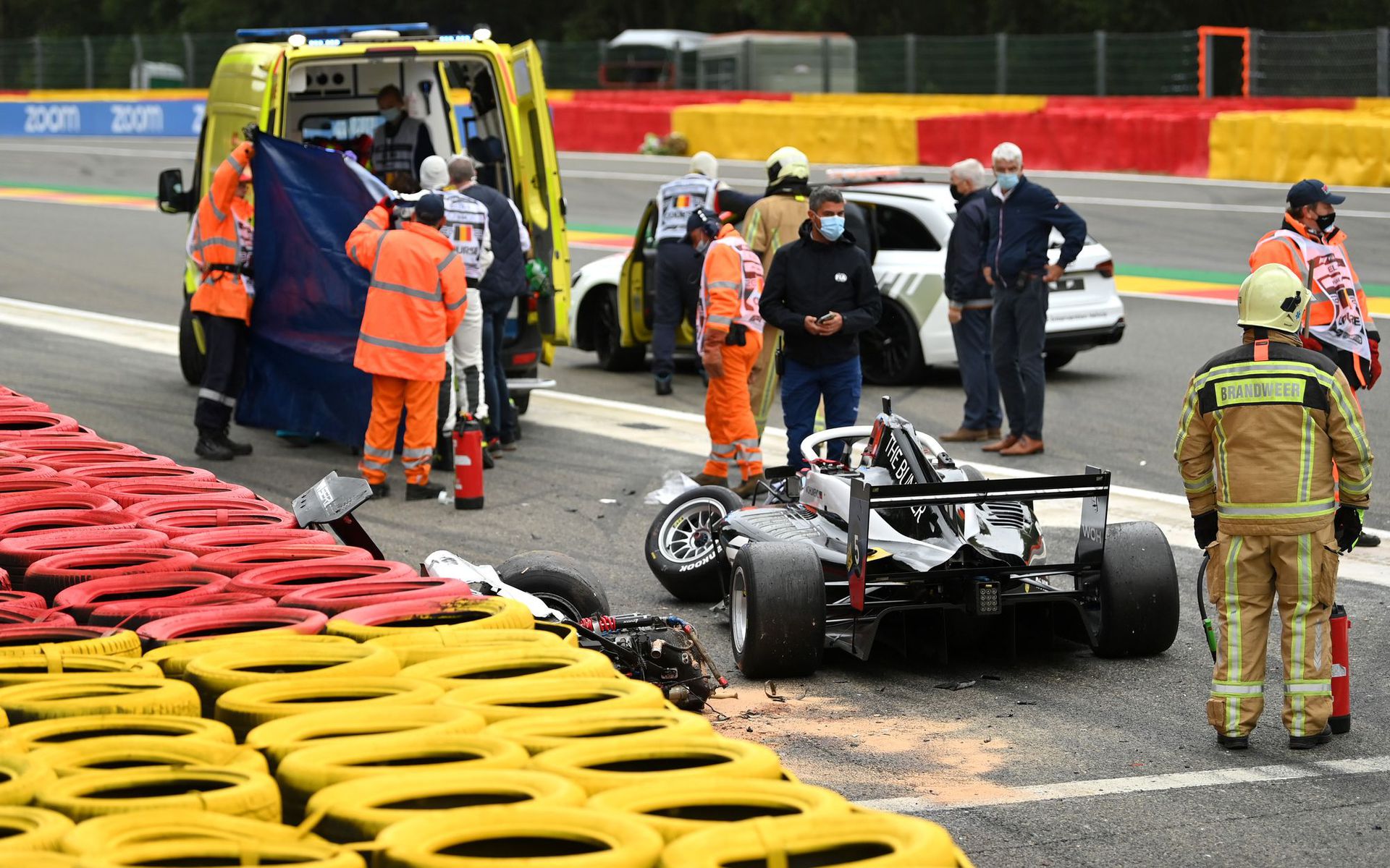 Formula 1 W Series: két pilótát kellett kórházba szállítani, de már mindenki jól van. / Fotó: GettyImages
