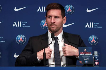 Egymillió dollárt érhetnek Messi könnyei /Fotó: MTI/EPA/Christophe Petit Tesson