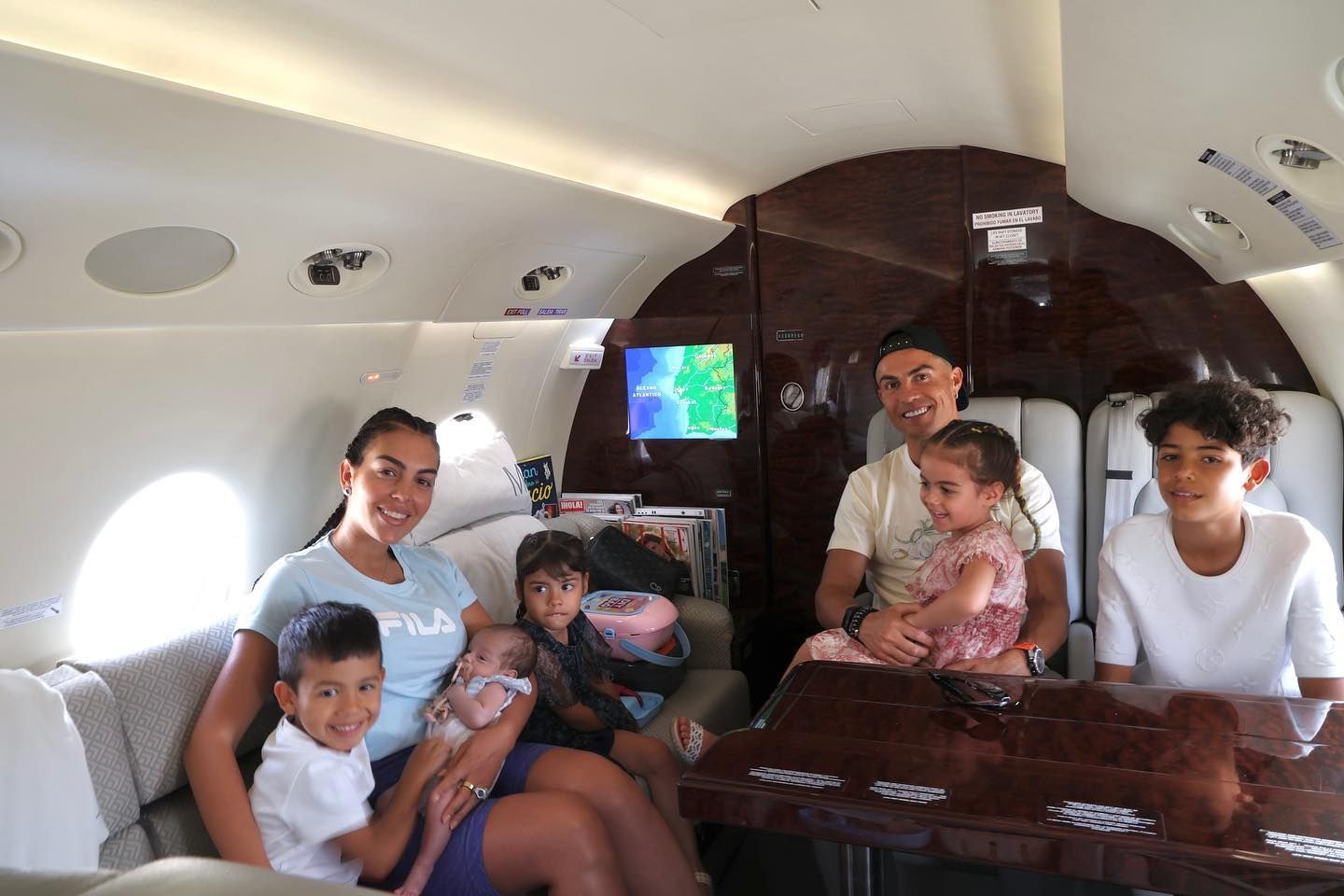 Ronaldo és családja már nyaral / Fotó: Instagram